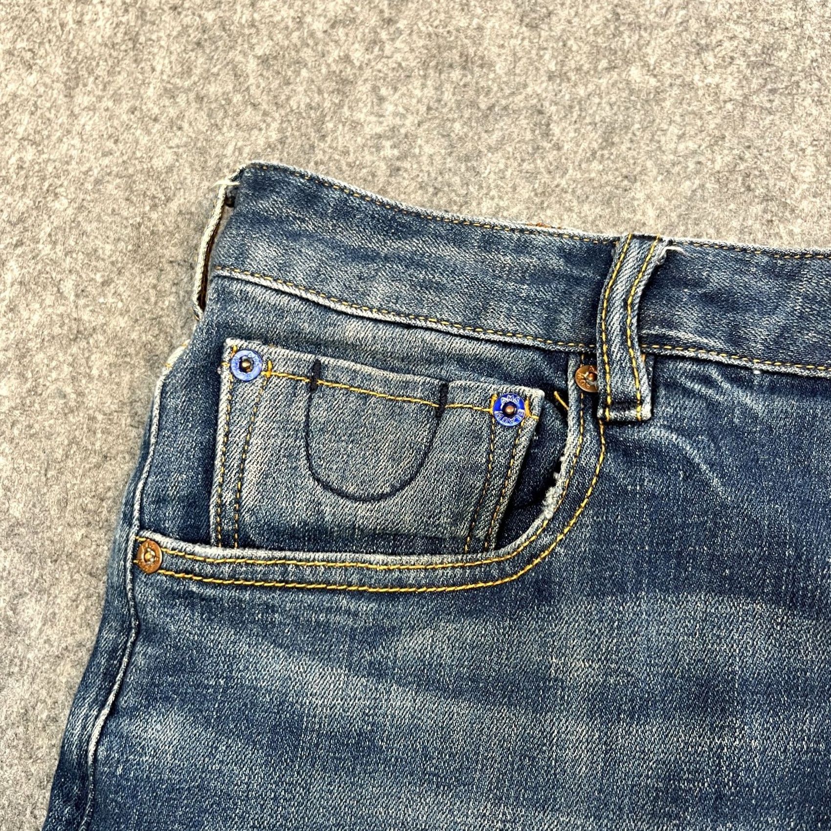 Scotch & Soda Scotch & Soda Jeans Slim Skinny 32 Mid Wash Blue 5-Pocket Denim Stretch Regular Men Mens Jeans Size US 32 / EU 48 - 7 Thumbnail