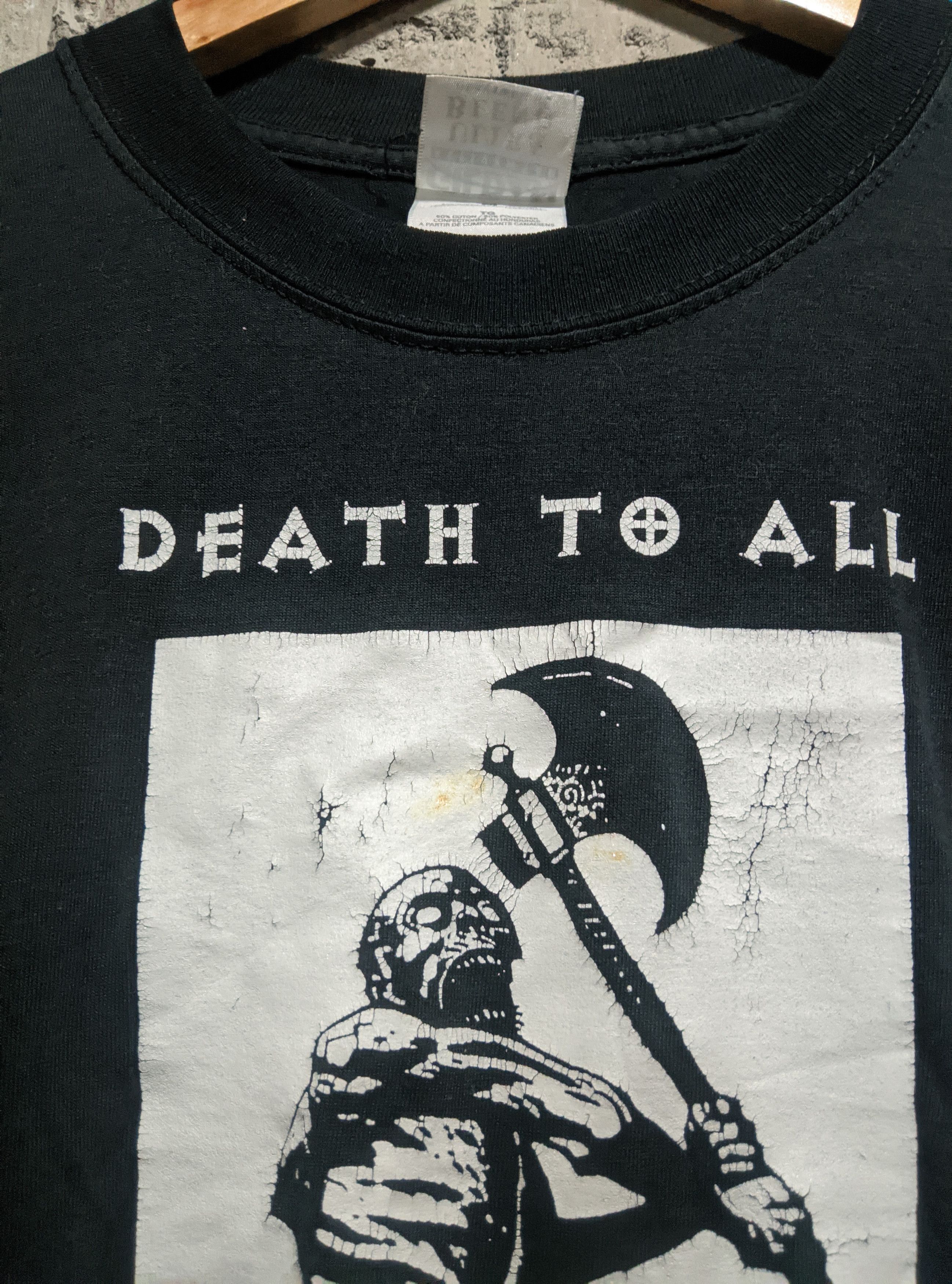 Band Tees Vintage 90s death to all reing of terror metal t shirt Size US XL / EU 56 / 4 - 8 Thumbnail