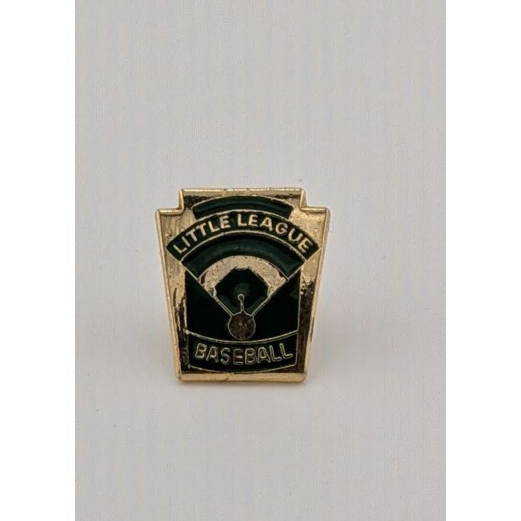 Other Vintage Little League Baseball Green And Gold Tone Lapel Pin Size ONE SIZE - 3 Thumbnail