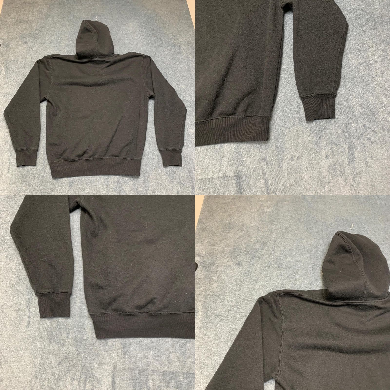 Faherty Five Hills Hoodie Mens Medium Black Fleece Lined Duck Saturn Space Logo Fleece Size US M / EU 48-50 / 2 - 8 Thumbnail