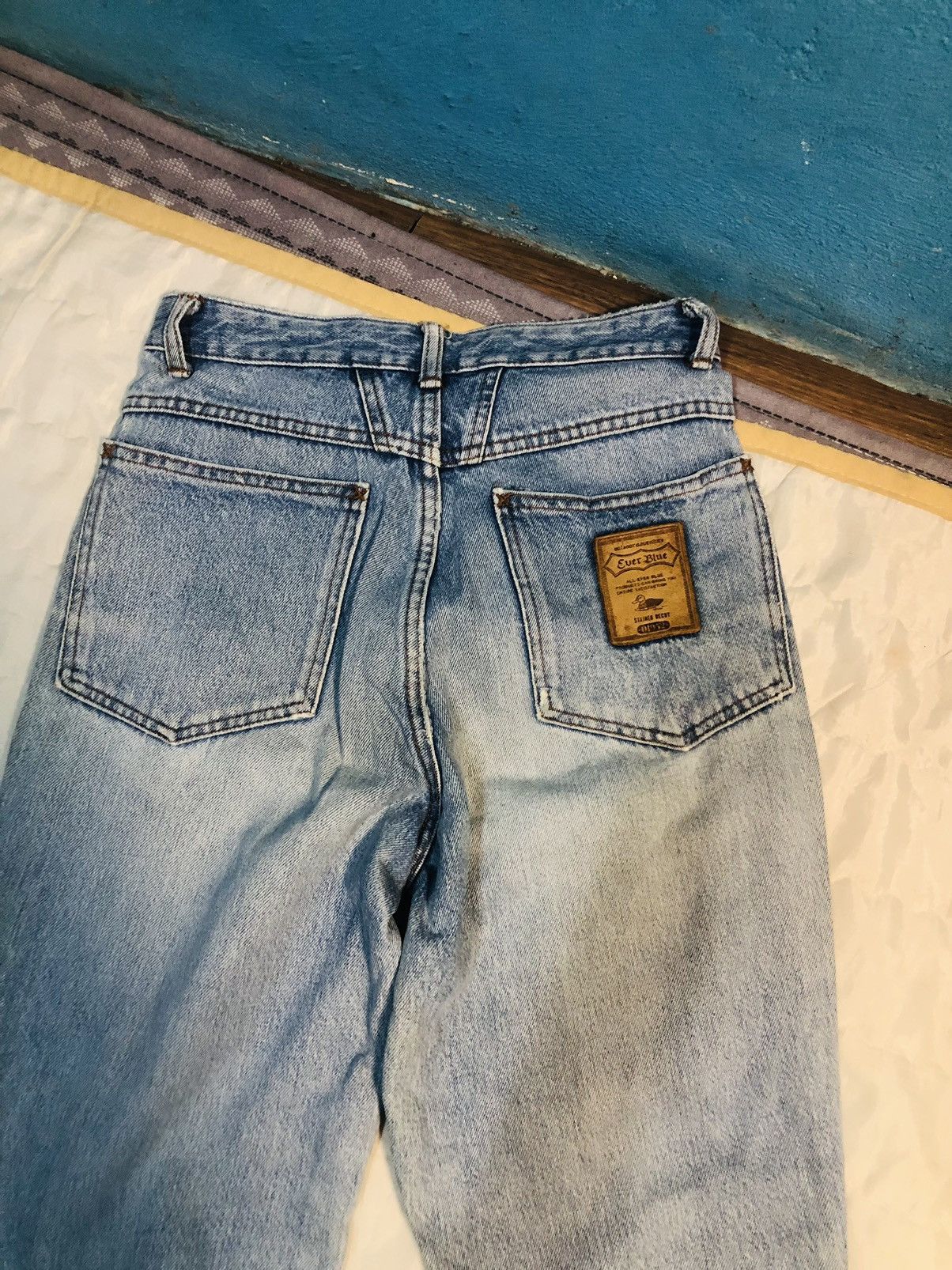 Japanese Brand Ever Blue Jeans (10) Size US 27 - 11 Thumbnail