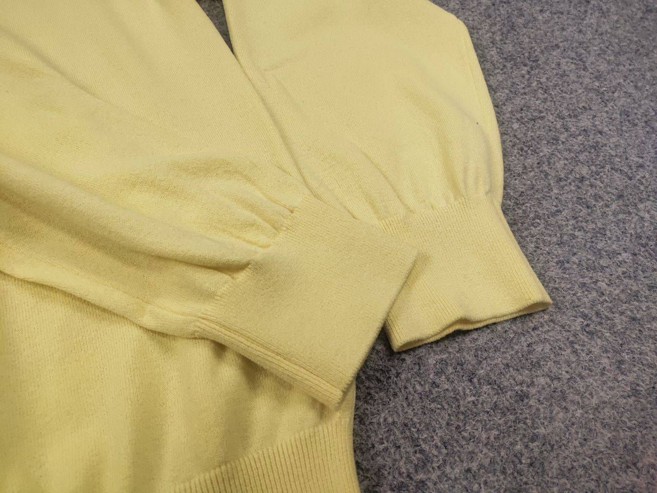 Japanese Brand Neithers Japan Design lemon Yellow Crew neck Jumper logo Size US XL / EU 56 / 4 - 7 Thumbnail