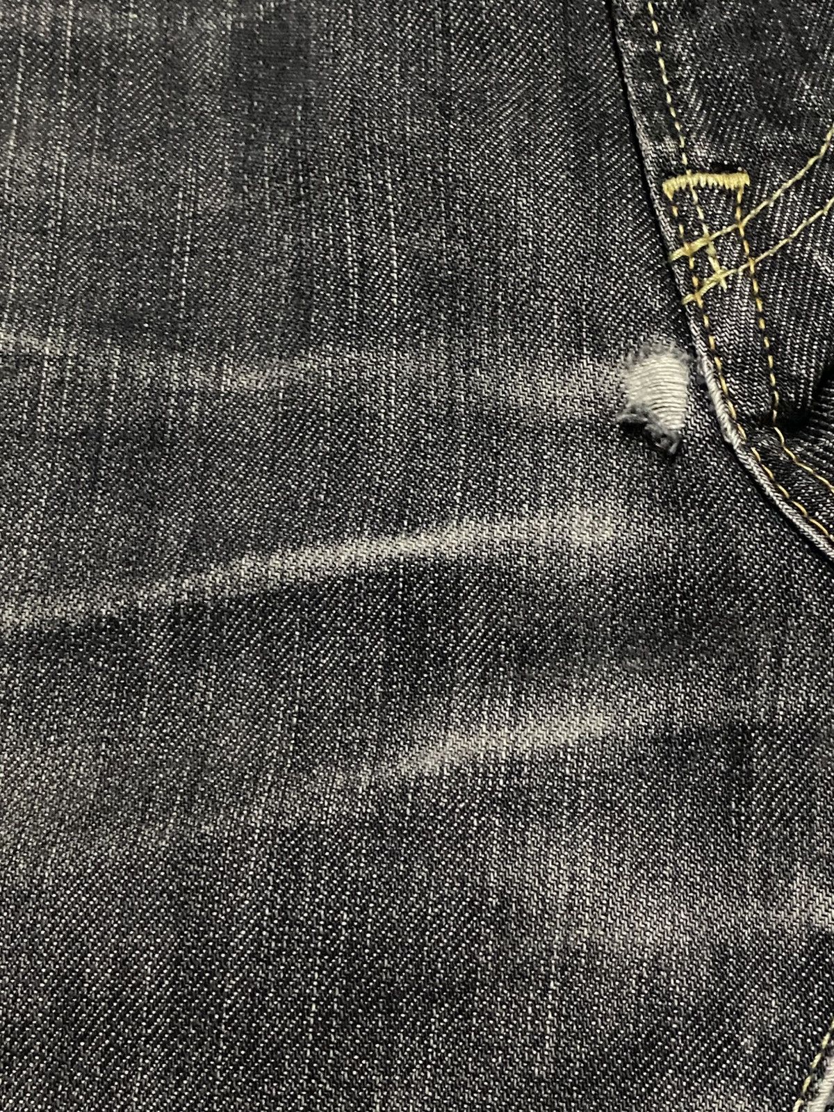 Uniqlo Vintage Japanese Brand Uniqlo Black Denim Loose Jeans Size US 34 / EU 50 - 9 Thumbnail
