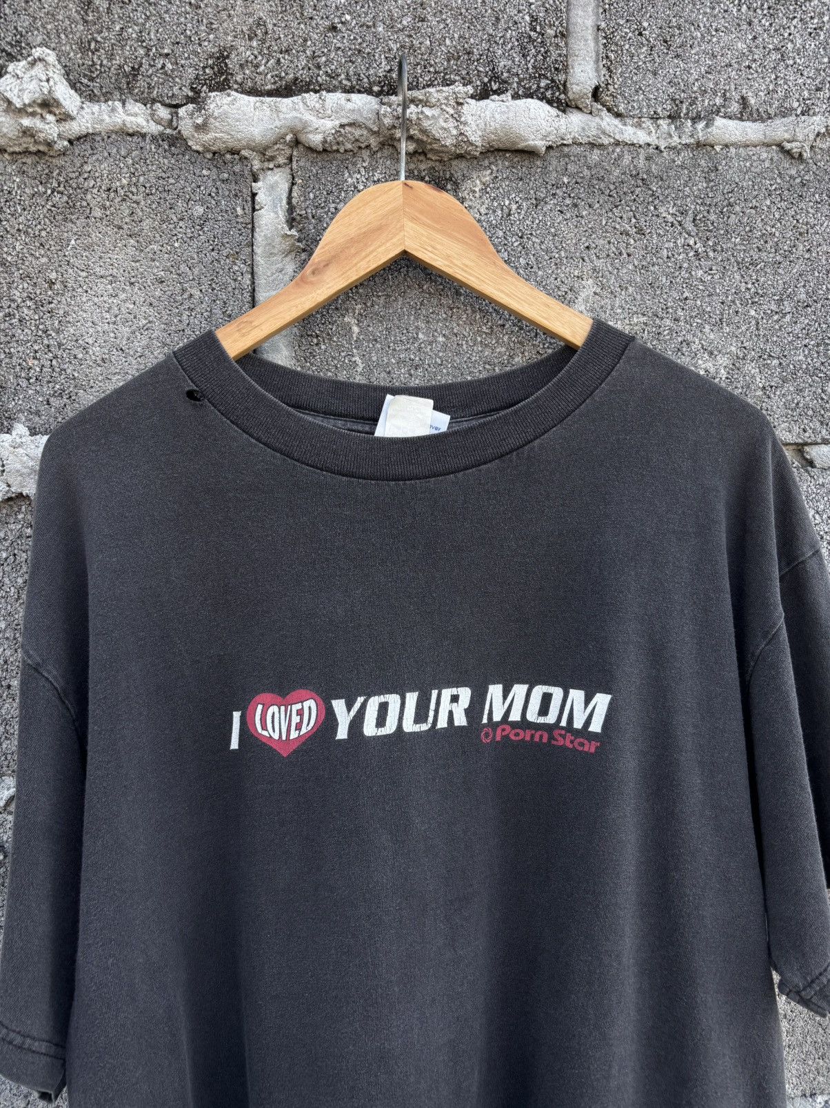 Hook-Ups Faded Porn Star I LOVED YOUR MOM Rare Tee Shirt Size US L / EU 52-54 / 3 - 1 Thumbnail