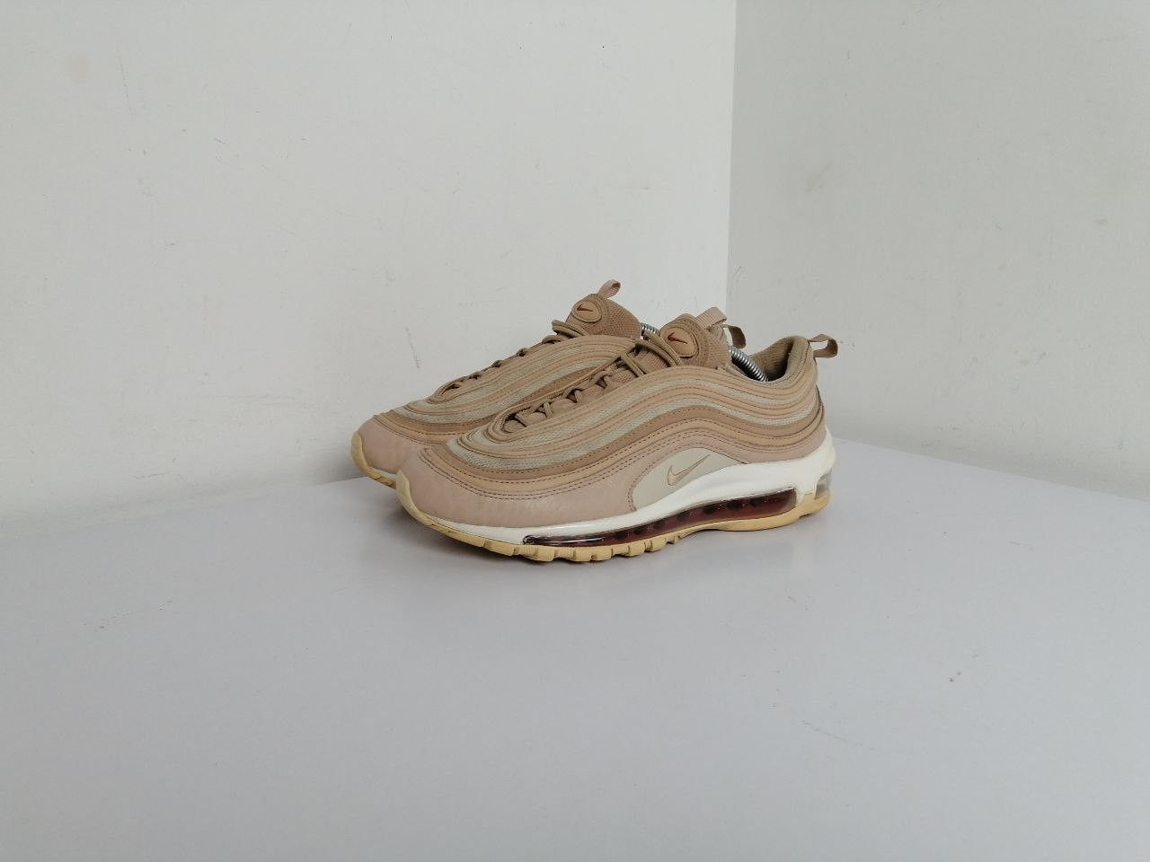 Nike NIKE AIR MAX 97 LX BEIGE SNEAKERS Size US 8.5 / IT 38.5 - 4 Thumbnail