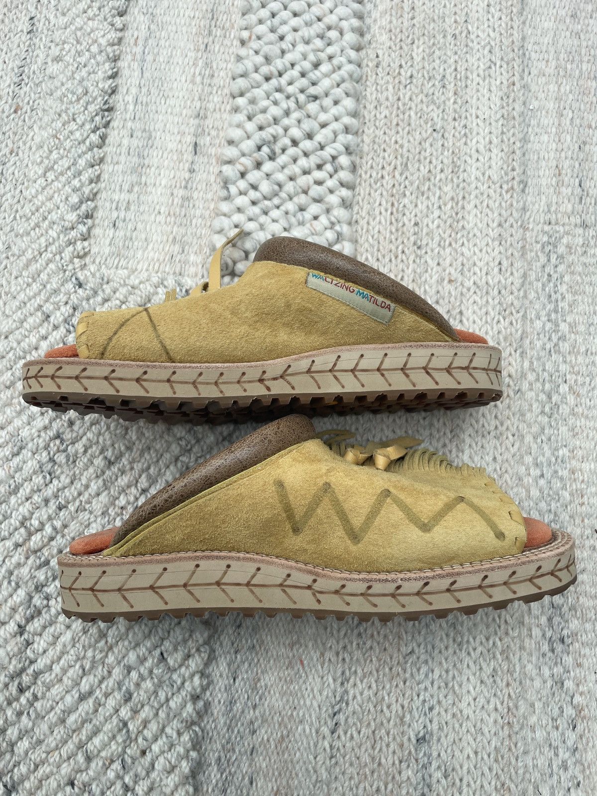 Kapital Kapital Suede Slides Size US 10 / EU 43 - 6 Thumbnail