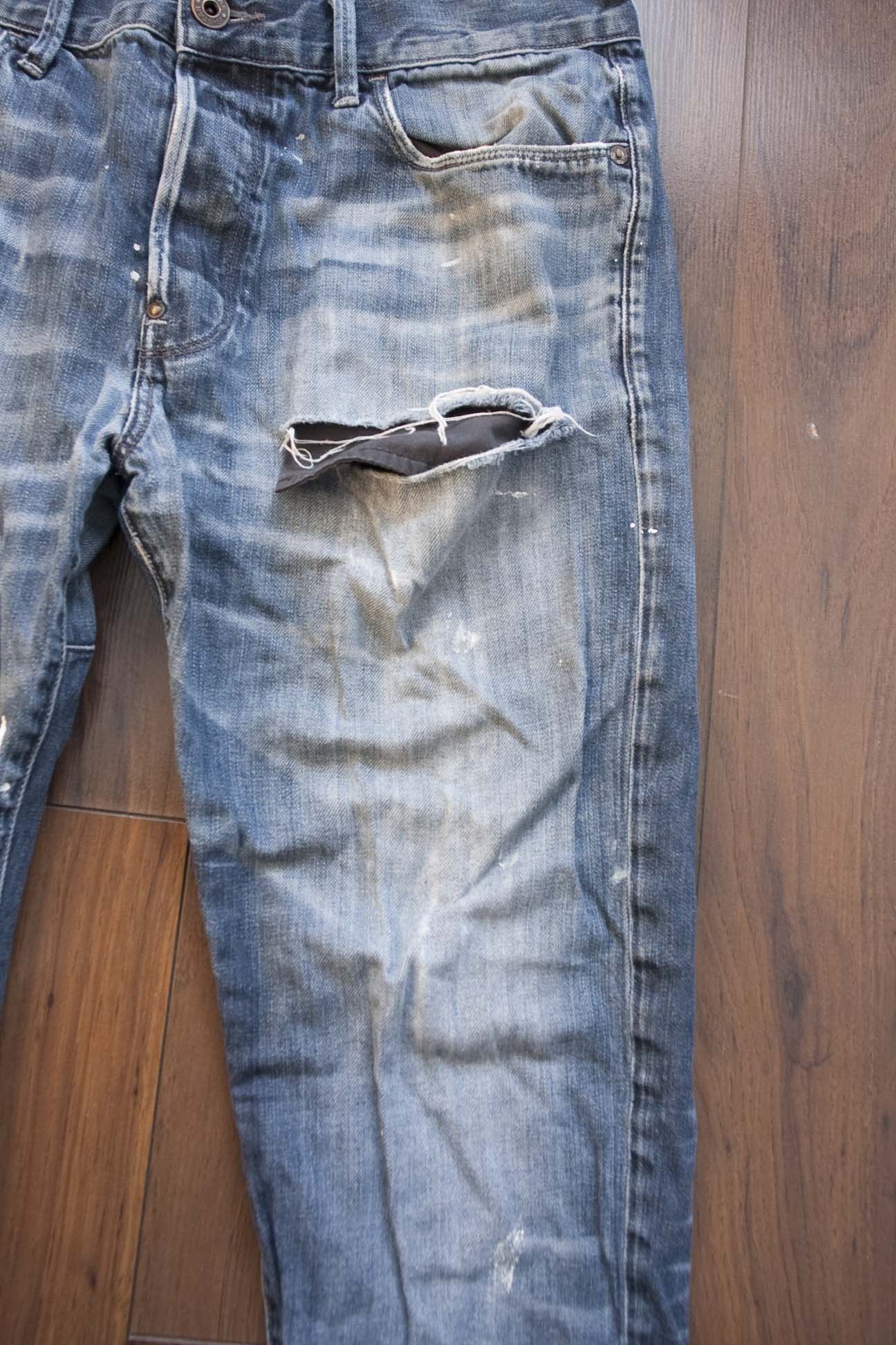 G-Star G Star Jeans Blade Tapered Destroy Distressed Size 32x30 Size US 32 / EU 48 - 3 Thumbnail