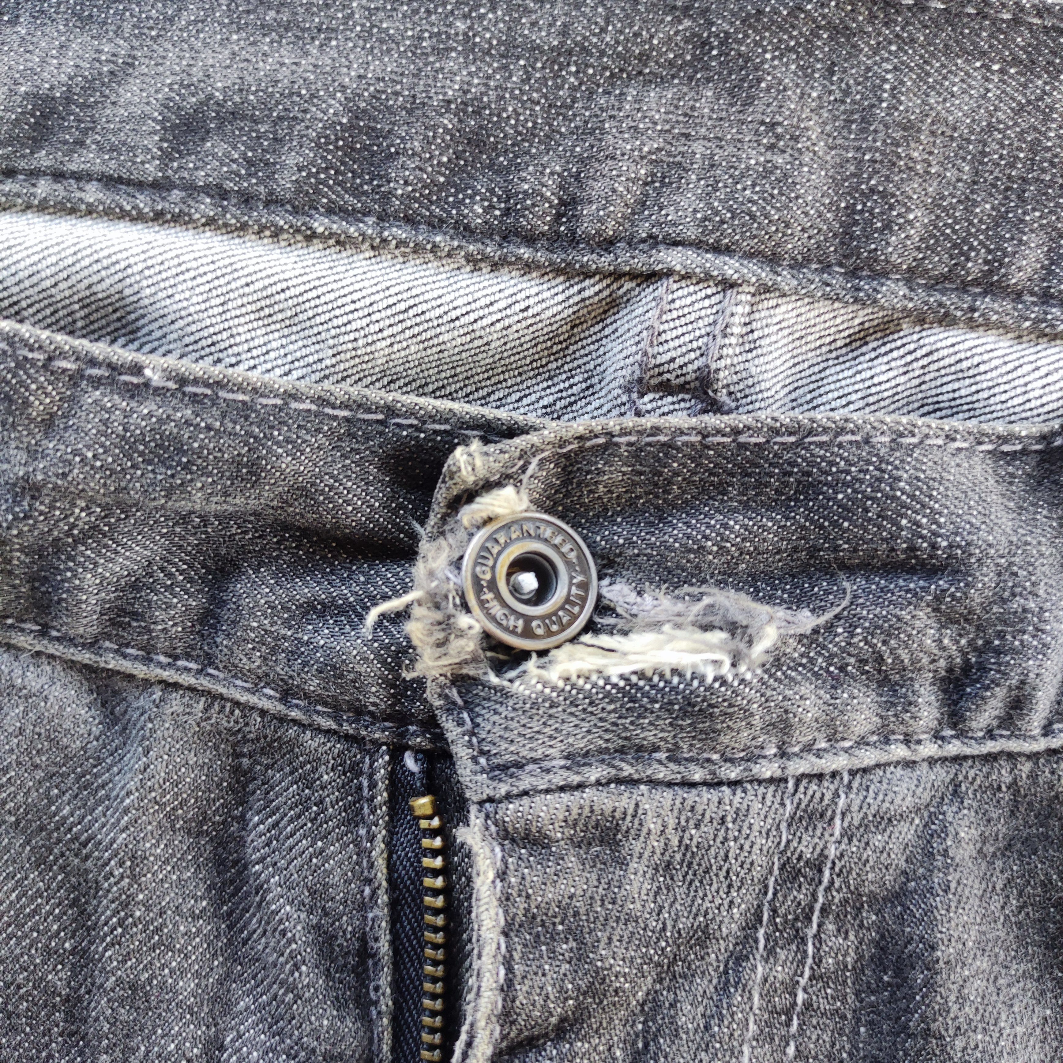 Vintage Topvalu Brand Jeans Ripped Faded Pants