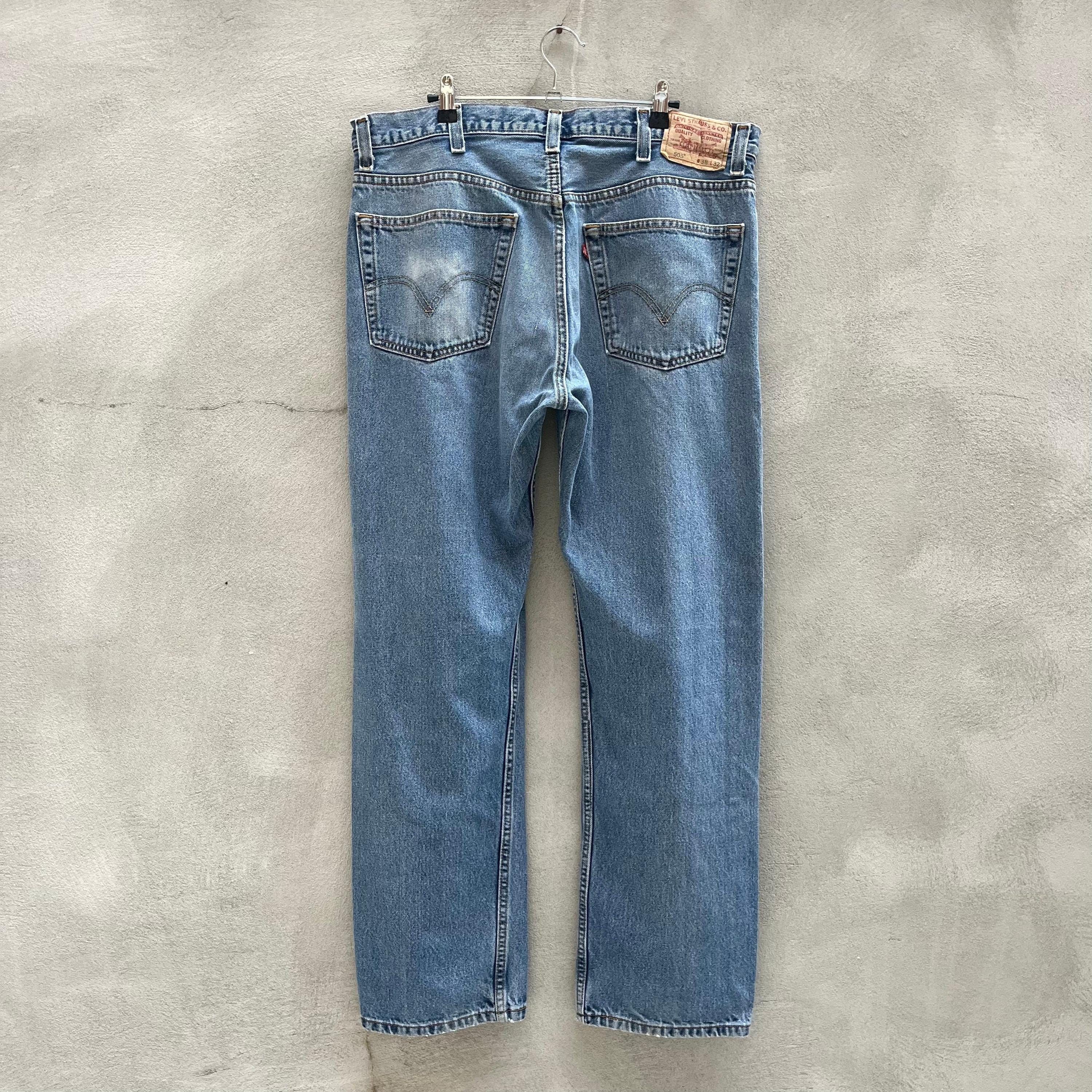 Levi's × Vintage Vintage Levi's 505 Denim Jeans Size US 38 / EU 54 - 3 Thumbnail