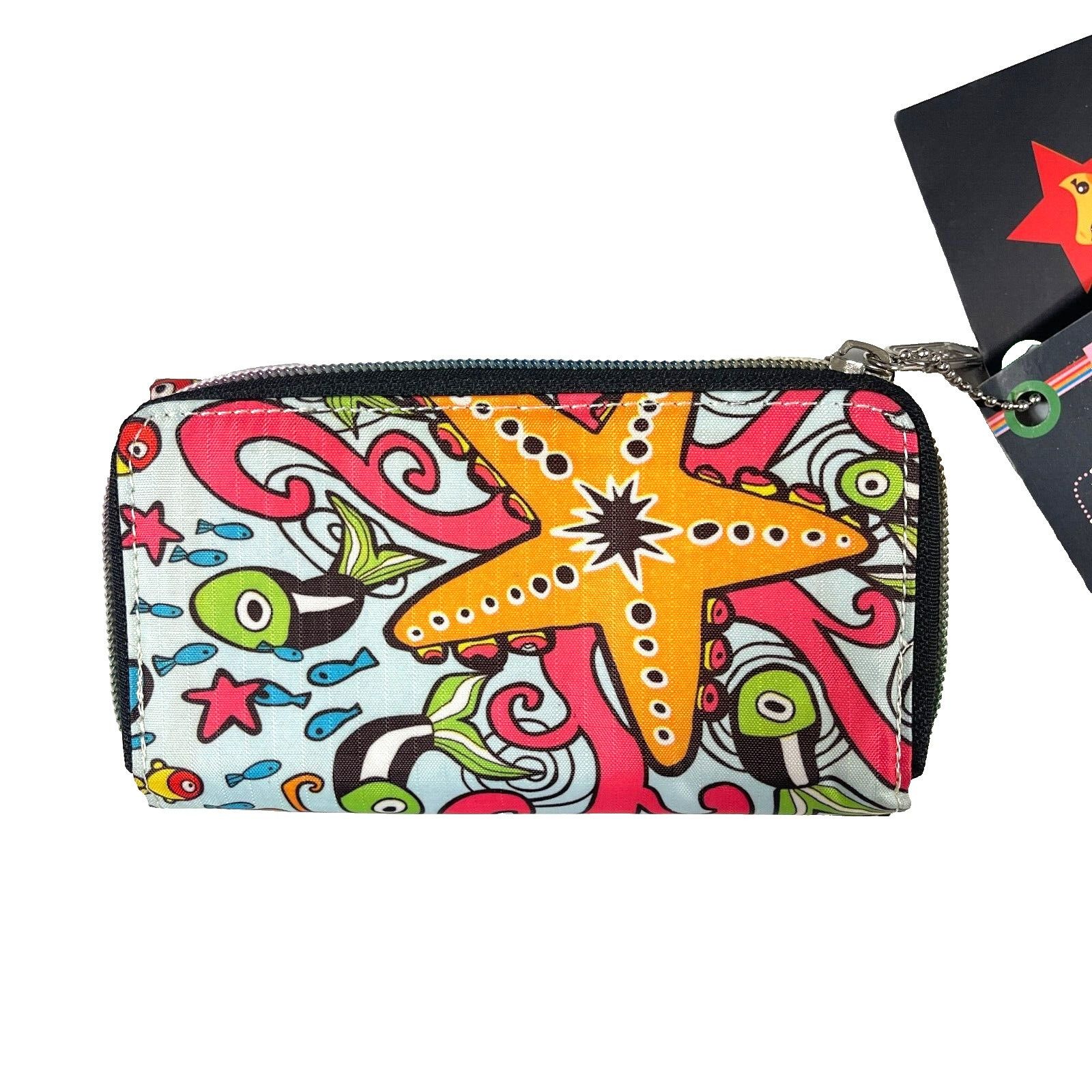 tokidoki LeSportSac Tokidoki Toy2R Qee Starfish Sea Wallet Multi Comp Size ONE SIZE - 3 Thumbnail