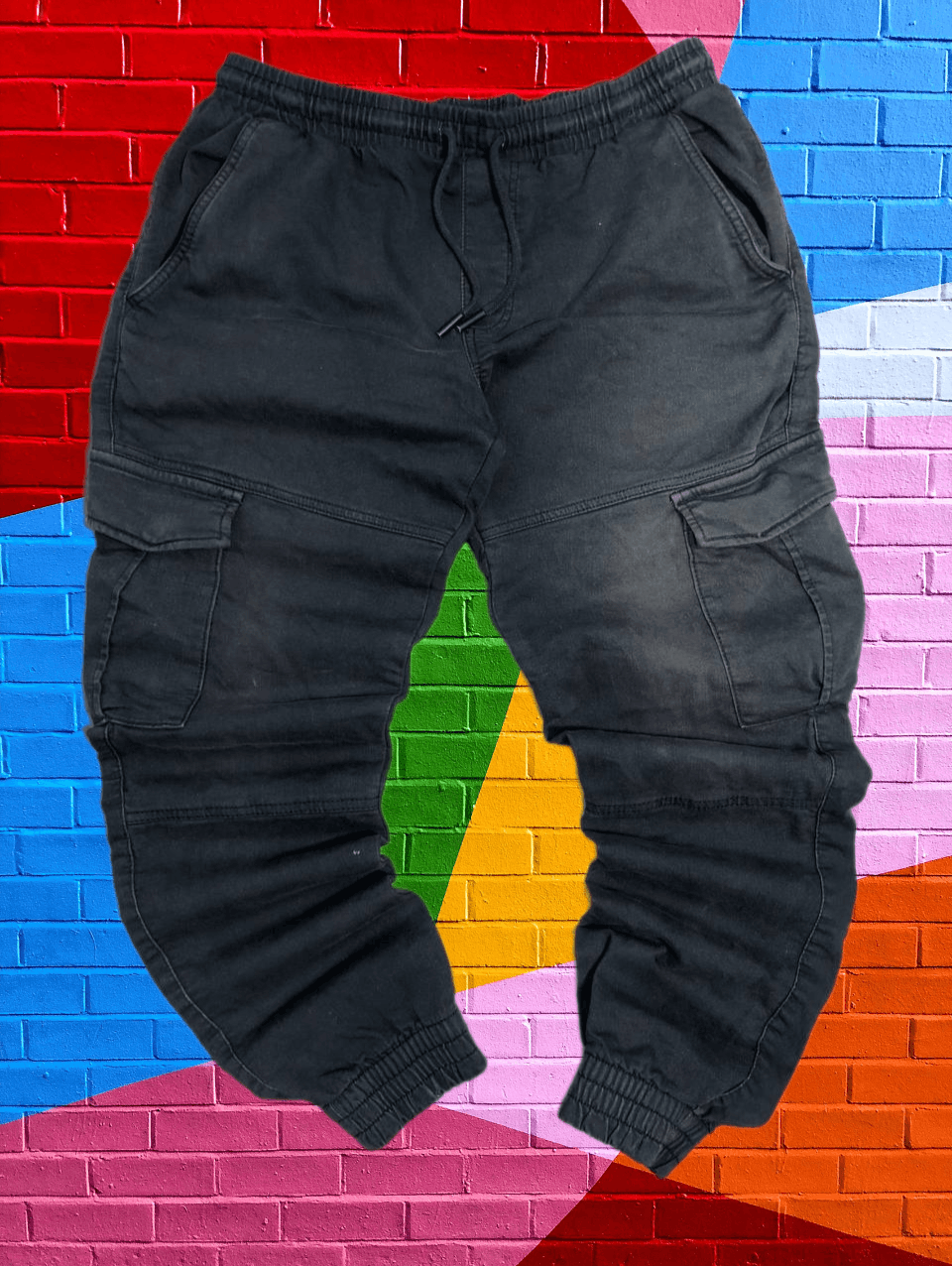 image of Avant Garde x Vintage Style Dc Shoe Usa Carpo Pocket Denim Baggy Pants in Blue, Men's (Size 32)