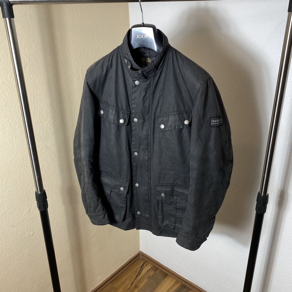 Barbour Wax jacket Barbour International black Size US S / EU 44-46 / 1 - 2 Thumbnail