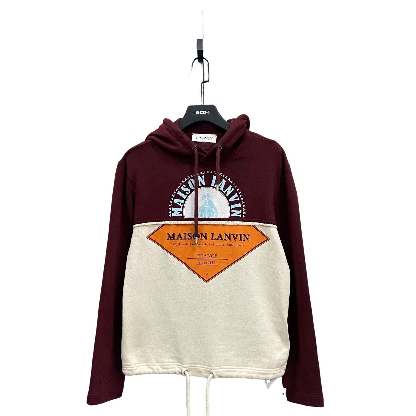 Lanvin Lanvin Graphic Print Colorblock Hoodie S Size US S / EU 44-46 / 1 - 1 Thumbnail