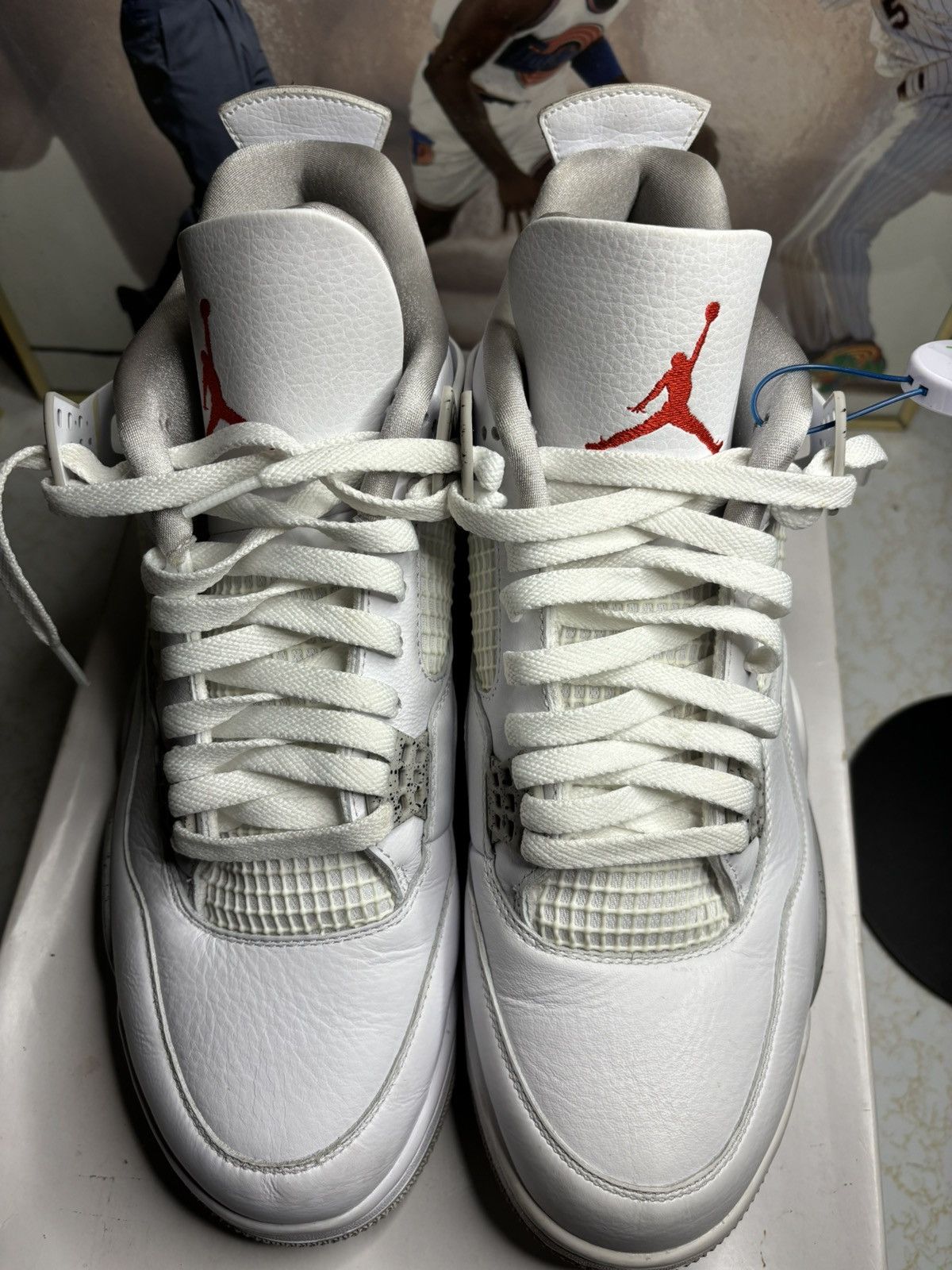 Jordan Brand Jordan Retro 4 ‘white oreo’ Size US 12 / EU 45 - 2 Thumbnail