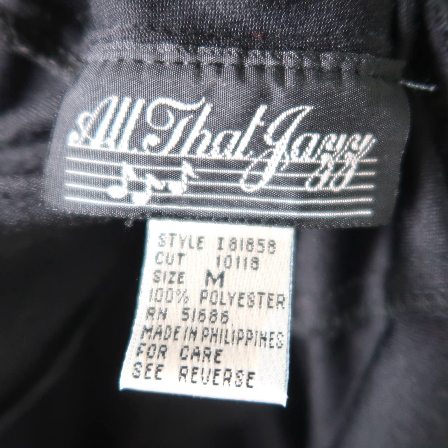 Vintage VINTAGE All That Jazz Maxi Dress Party Velvet Black 1990s M Womens Glam Rock low back Size M / US 6-8 / IT 42-44 - 6 Thumbnail