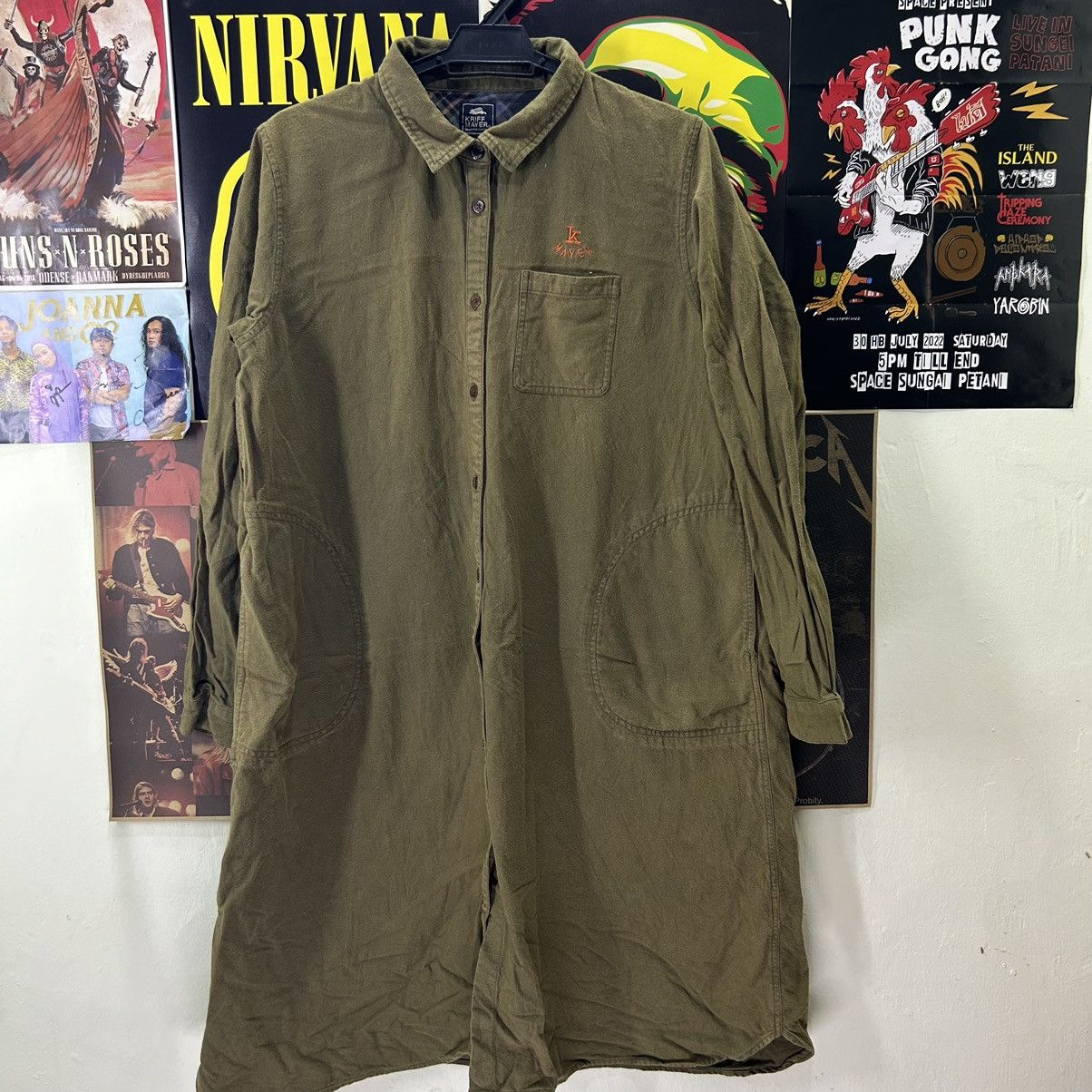 Vintage Vintage Kriff Mayer Shirt Dress Size L / US 10 / IT 46 - 1 Thumbnail