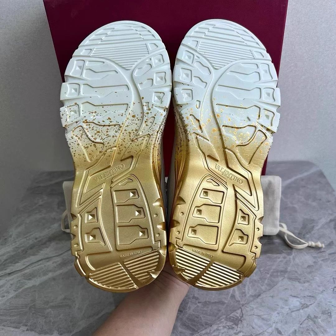 Valentino Valentino gradient gold ink dad shoes 35.5 women's Size US 4.5 / IT 34.5 - 5 Thumbnail