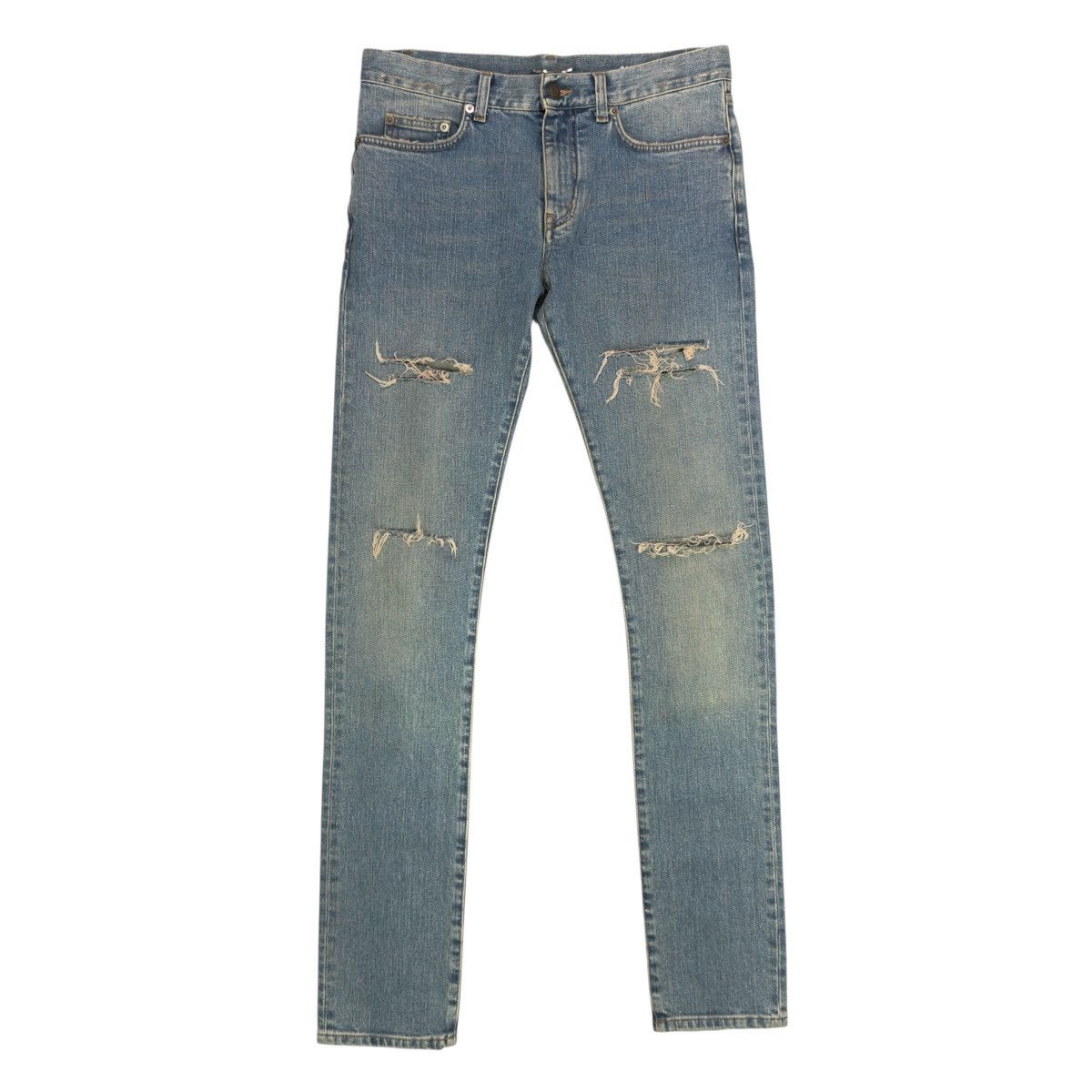 Saint Laurent Paris SAINT LAURENT PARIS FW16 CRASH D02 DENIM Size US 30 / EU 46 - 2 Thumbnail