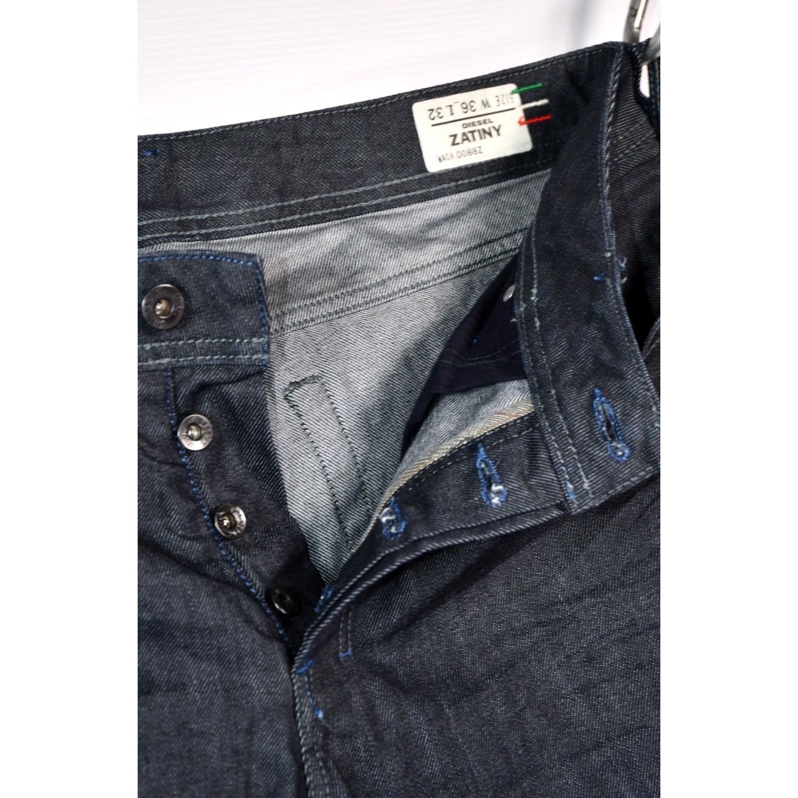 Diesel Diesel Zatiny Bootcut Jeans Diesel Zatiny 0088Z Bootcut W36/L32 Men Blue 100% Cotton Regular Jeans Mens Size US 36 / EU 52 - 6 Thumbnail