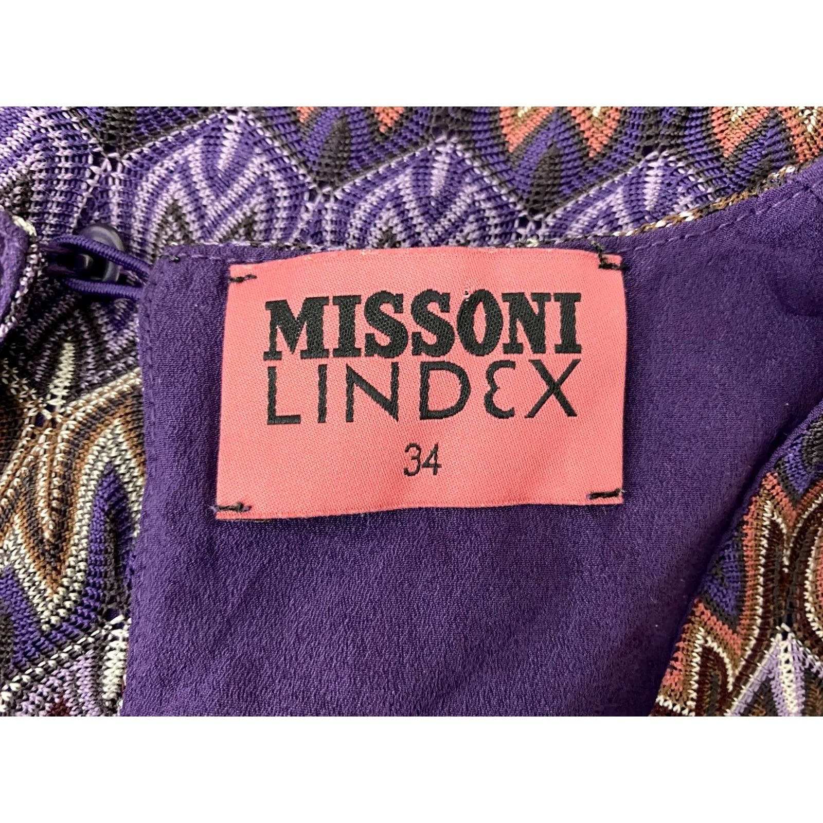 Missoni Missoni dress womens Size 34 Multicoloured Size XXS / US 00 / IT 34 - 3 Thumbnail