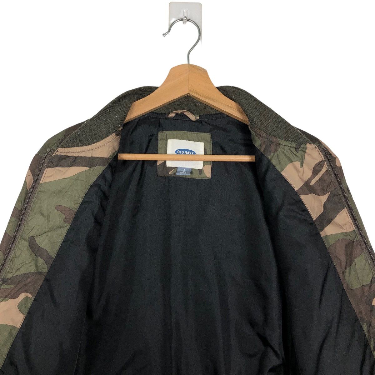 Japanese Brand 🔥90’s Camo Bomber Jacket Old Navy Buzz Ricksons Design Size US S / EU 44-46 / 1 - 11 Thumbnail