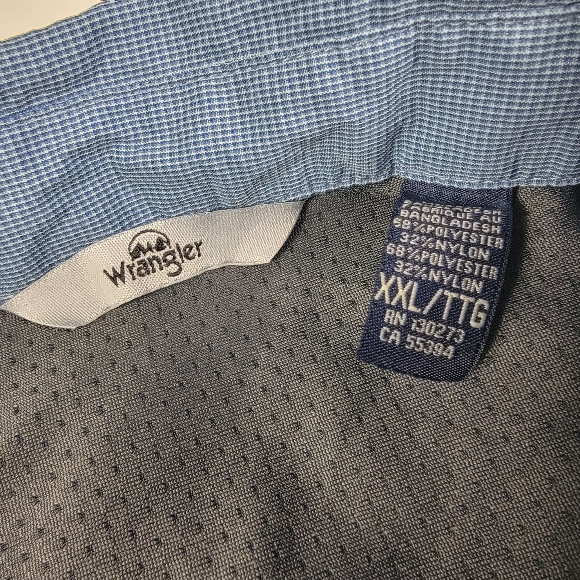 Wrangler Wrangler Mens XXL Blue Long Sleeve Shirt Camping Outdoors Hi Size US XXL / EU 58 / 5 - 3 Thumbnail