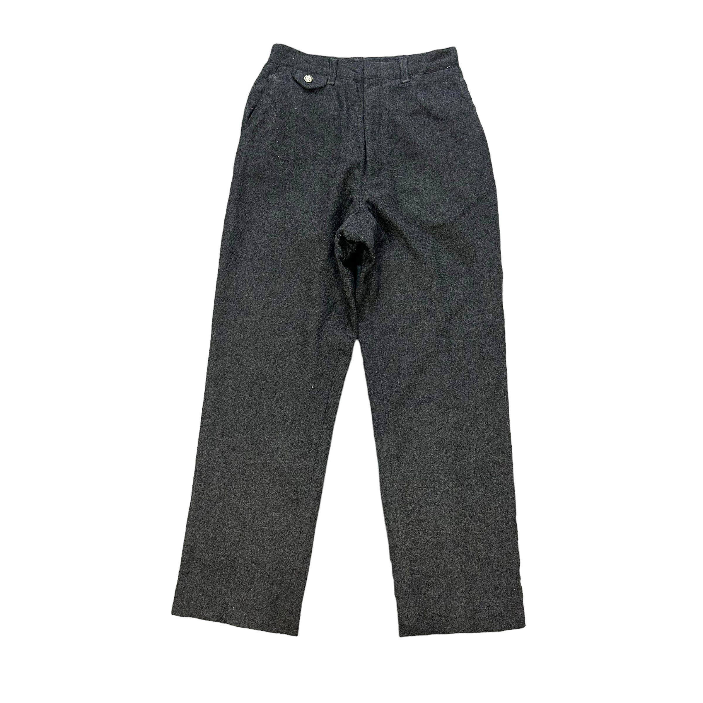 image of Nanamica x The North Face The Norht Face Wool Trousers / Casual Pant 7901-189 in Grey (Size 26)