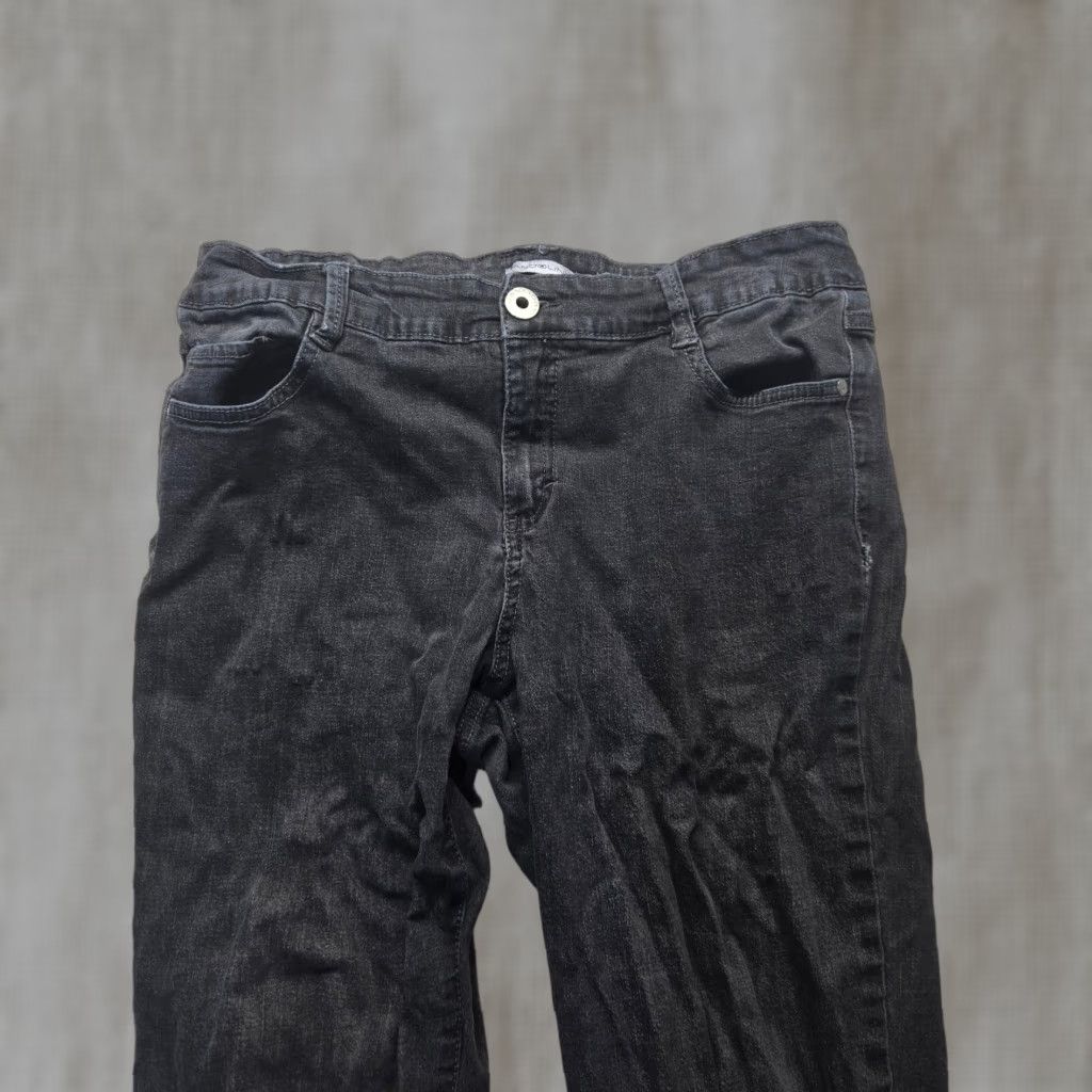 Denime Mandolinoblu Black Jean Denim Pants Adult Women's Size 10 Size 32" / US 10 / IT 46 - 1 Thumbnail
