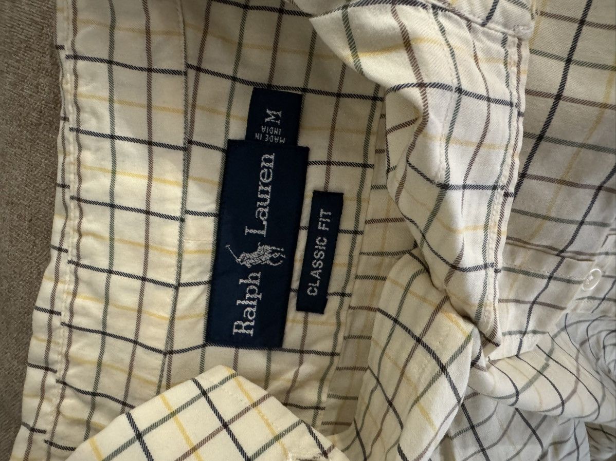 Polo Ralph Lauren Polo Ralph Lauren classic Plaid shirt men’s Medium Size US M / EU 48-50 / 2 - 2 Thumbnail