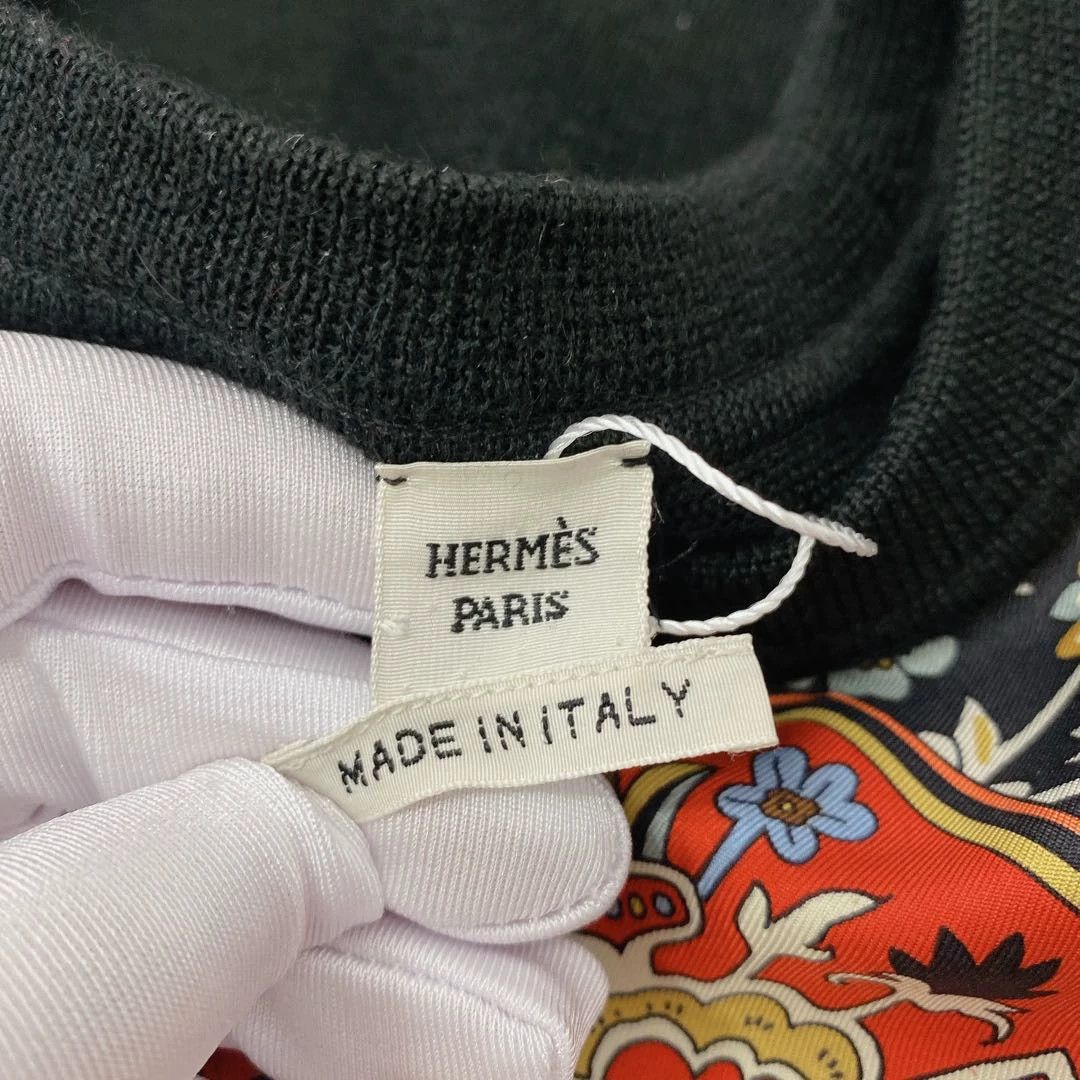 Hermes Hermès floral crewnneck sweater 36 Size XS / US 0-2 / IT 36-38 - 7 Thumbnail