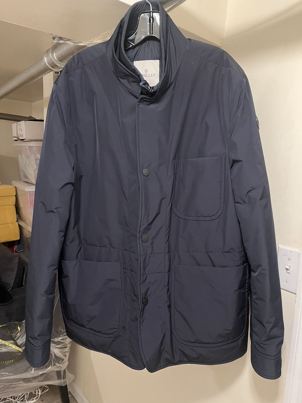 Moncler Moncler Men’s Navy Brieuc Jacket Sz 5 Size US XL / EU 56 / 4 - 11 Thumbnail