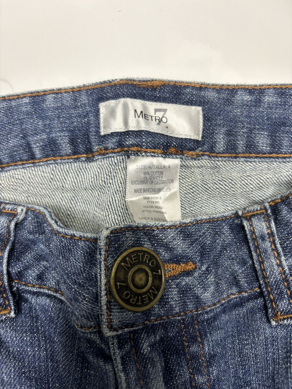Japanese Brand Flare Jeans Painter Splash Metro 7 Bootcut Denim Jeans Size 28" / US 6 / IT 42 - 9 Thumbnail