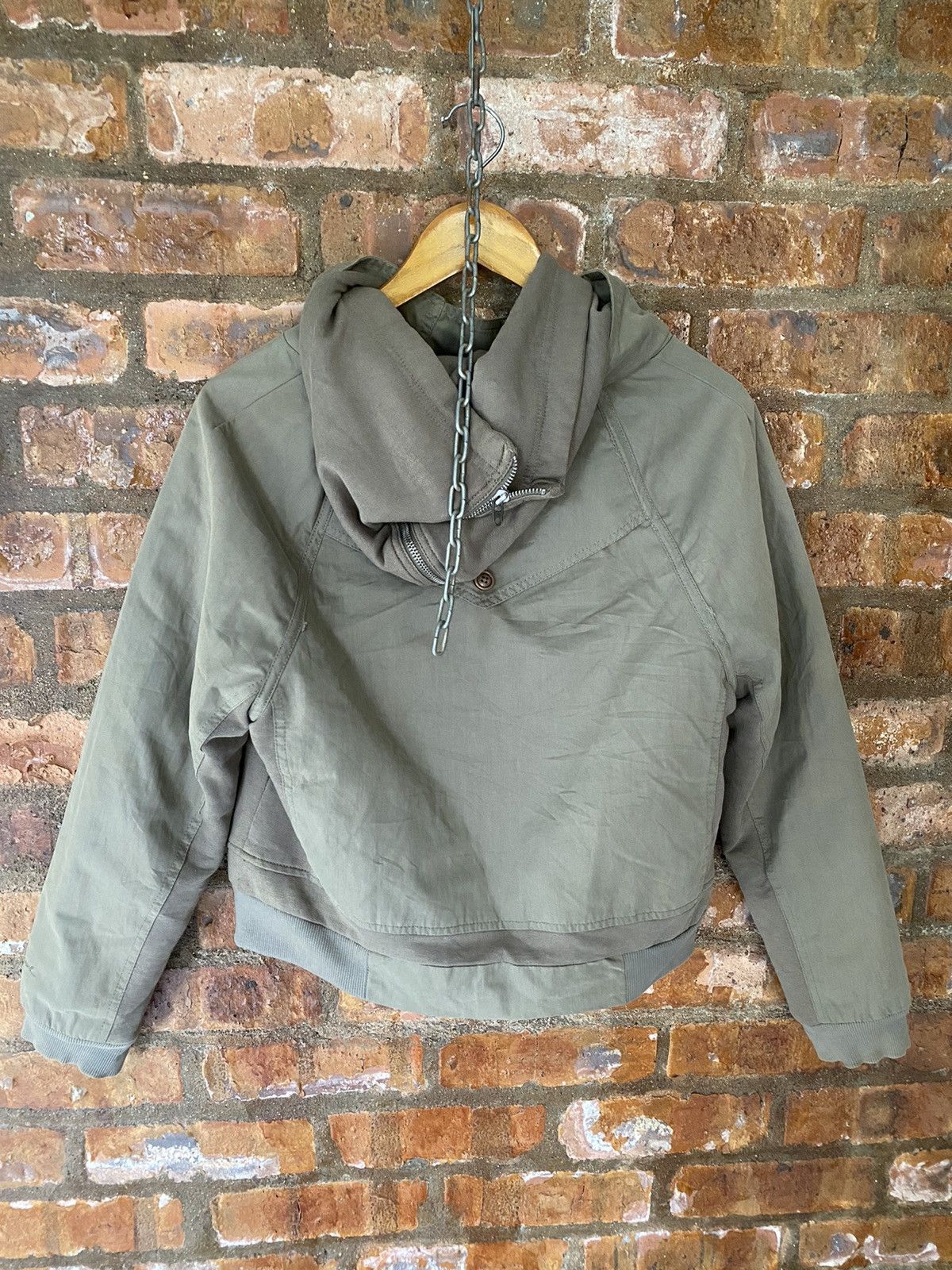 Diesel × If Six Was Nine × Japanese Brand 2000s Diesel crop bono hybrid hoodie Size US XS / EU 42 / 0 - 13 Thumbnail