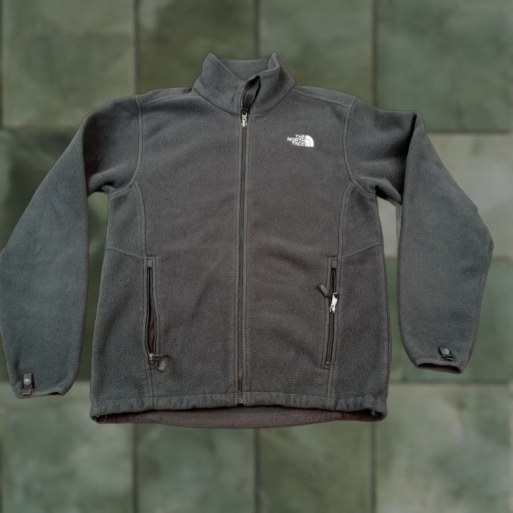 The North Face The North Face Mens Medium Gray Full Zip Fleece Jacket Outdoor Bomber Size US M / EU 48-50 / 2 - 1 Thumbnail