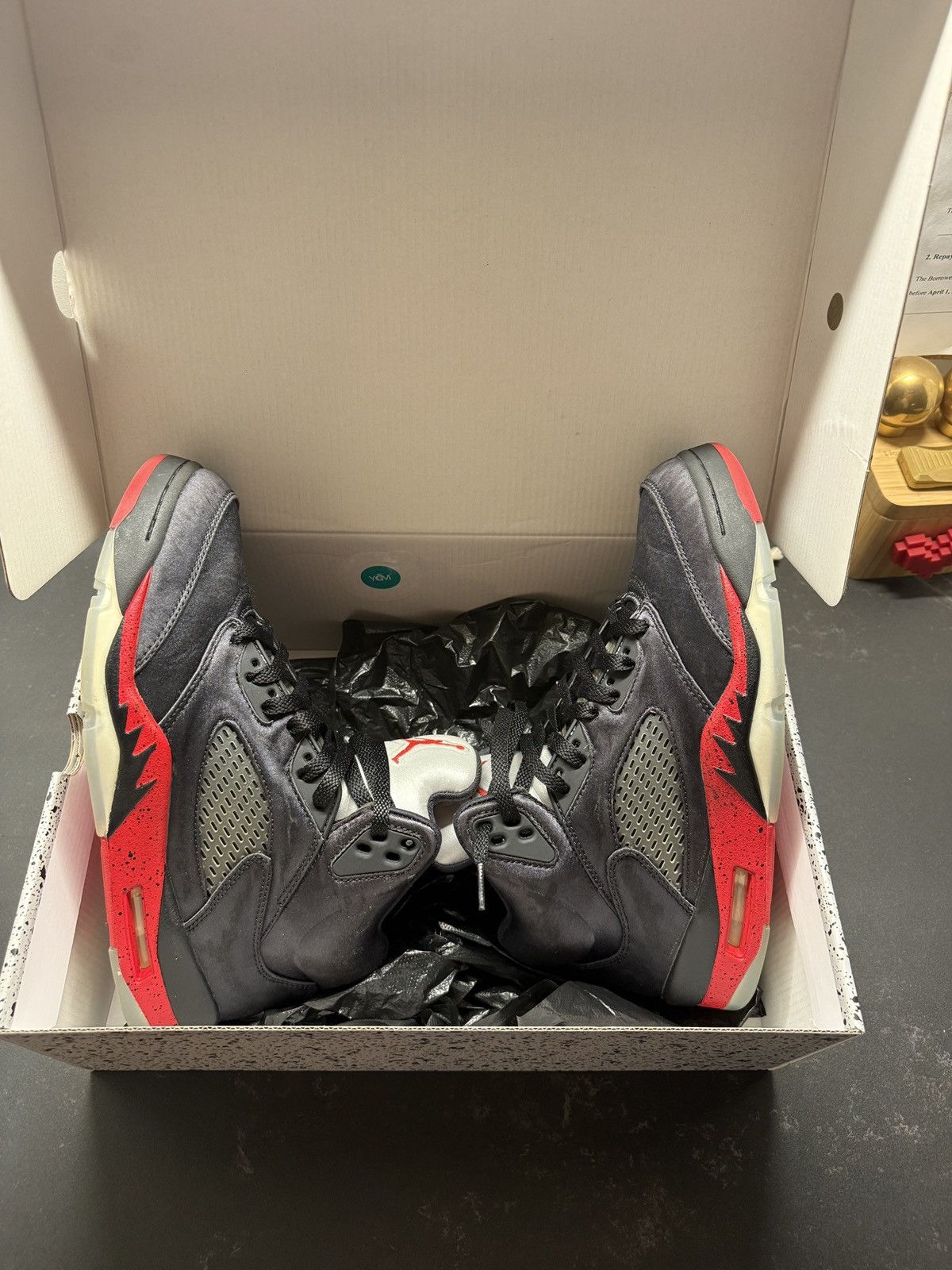 Jordan Brand Jordan 5 Satin Bred Size US 8.5 / EU 41-42 - 3 Thumbnail