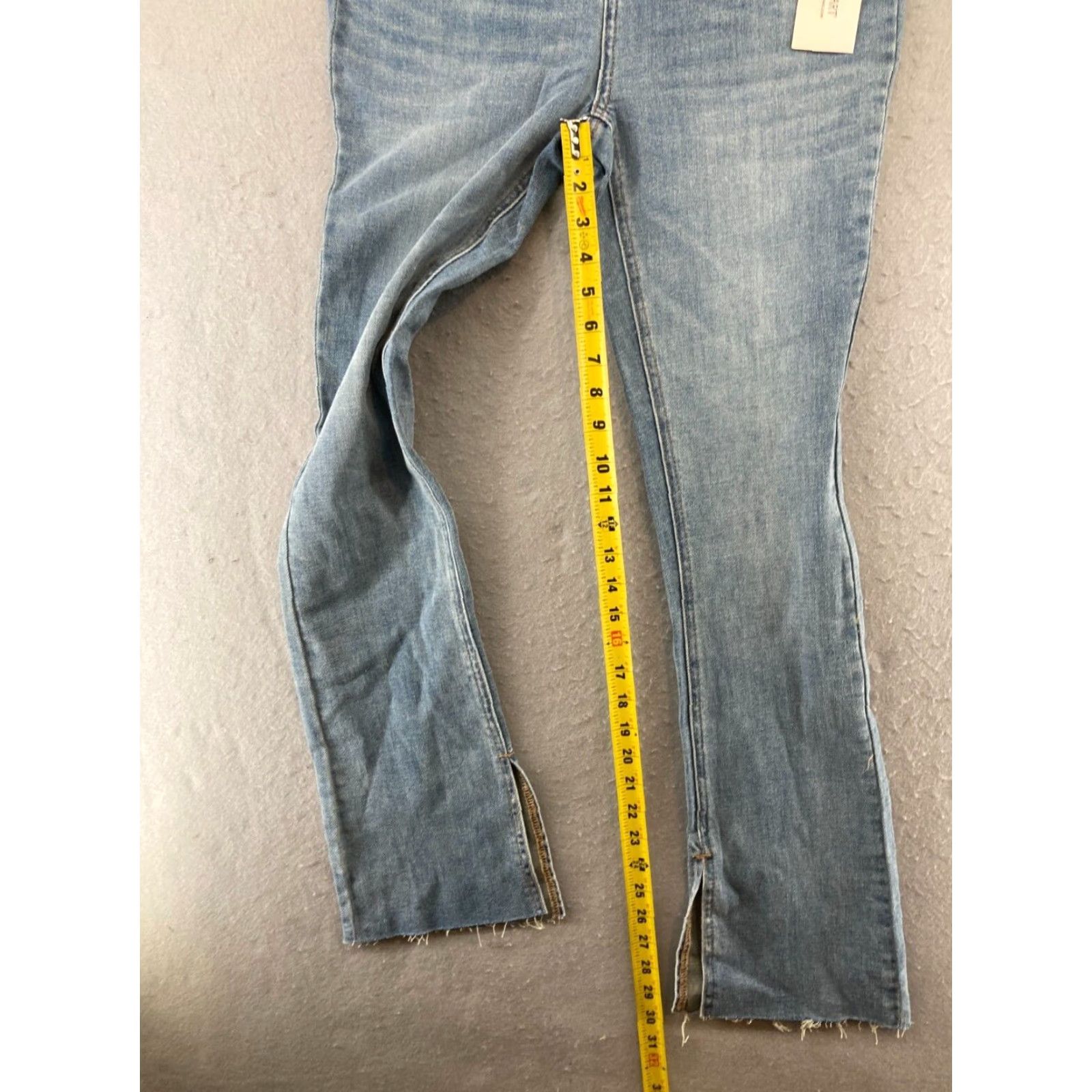 Vintage Good Hart Jeans Womens 0 high Rise Slit Flare NWT Size 25" / US 0 / IT 36 - 5 Thumbnail