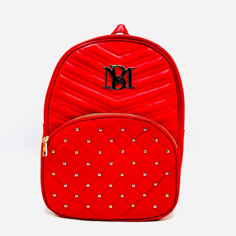 Designer Badgley Mischka vegan quilted leather backpack Size ONE SIZE - 1 Preview