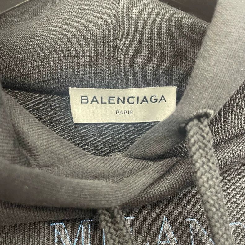 Balenciaga Balenciaga City Limited Hooded Sweatshirt, Size XS, Black Size US XS / EU 42 / 0 - 3 Thumbnail