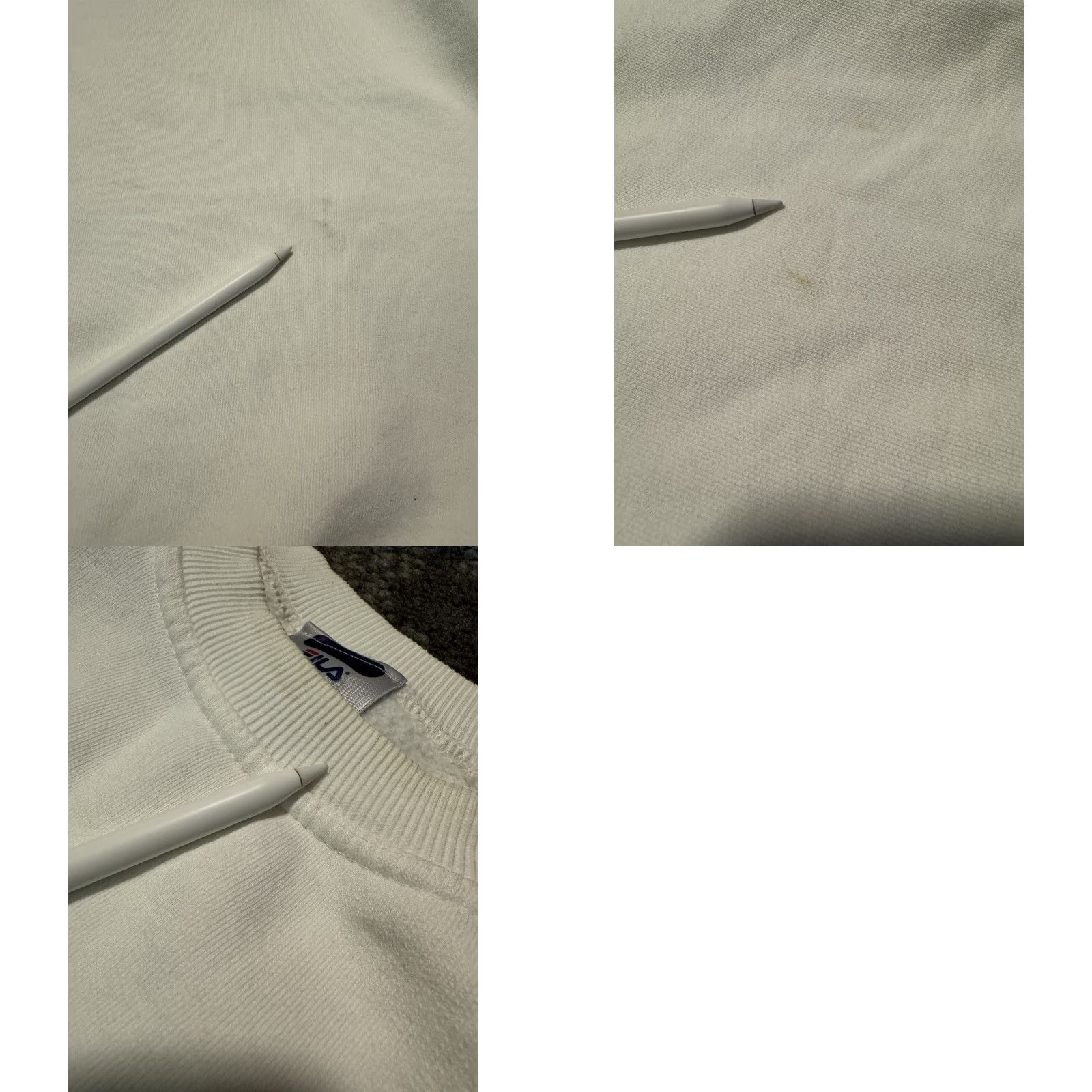 Fila VINTAGE Fila Nick Bollettieri Crewneck Tennis Sweatshirt White XL Rare - Men's Streetwear 90s Graphic Print Sweatshirt Size US XL / EU 56 / 4 - 10 Thumbnail