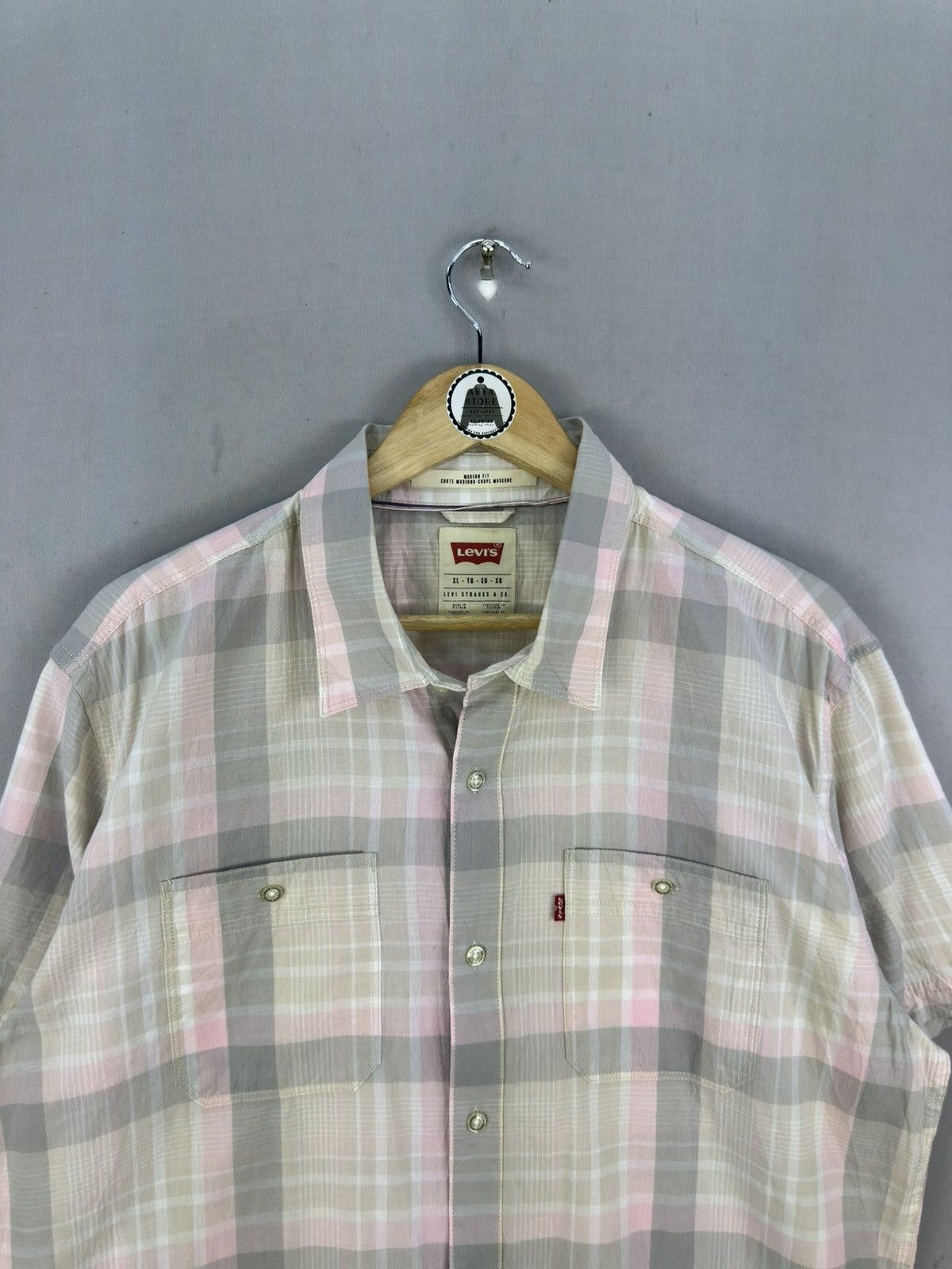 Levi's Levi’s Plaid Check Worker Shirt Size US XL / EU 56 / 4 - 7 Thumbnail