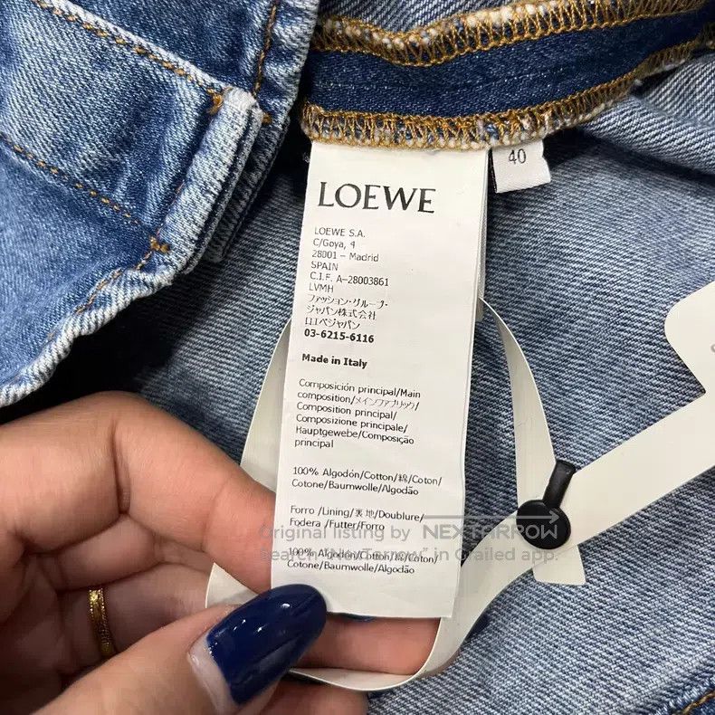 Loewe Loewe Double Sleeve Logo Denim Jacket Size S / US 4 / IT 40 - 4 Thumbnail
