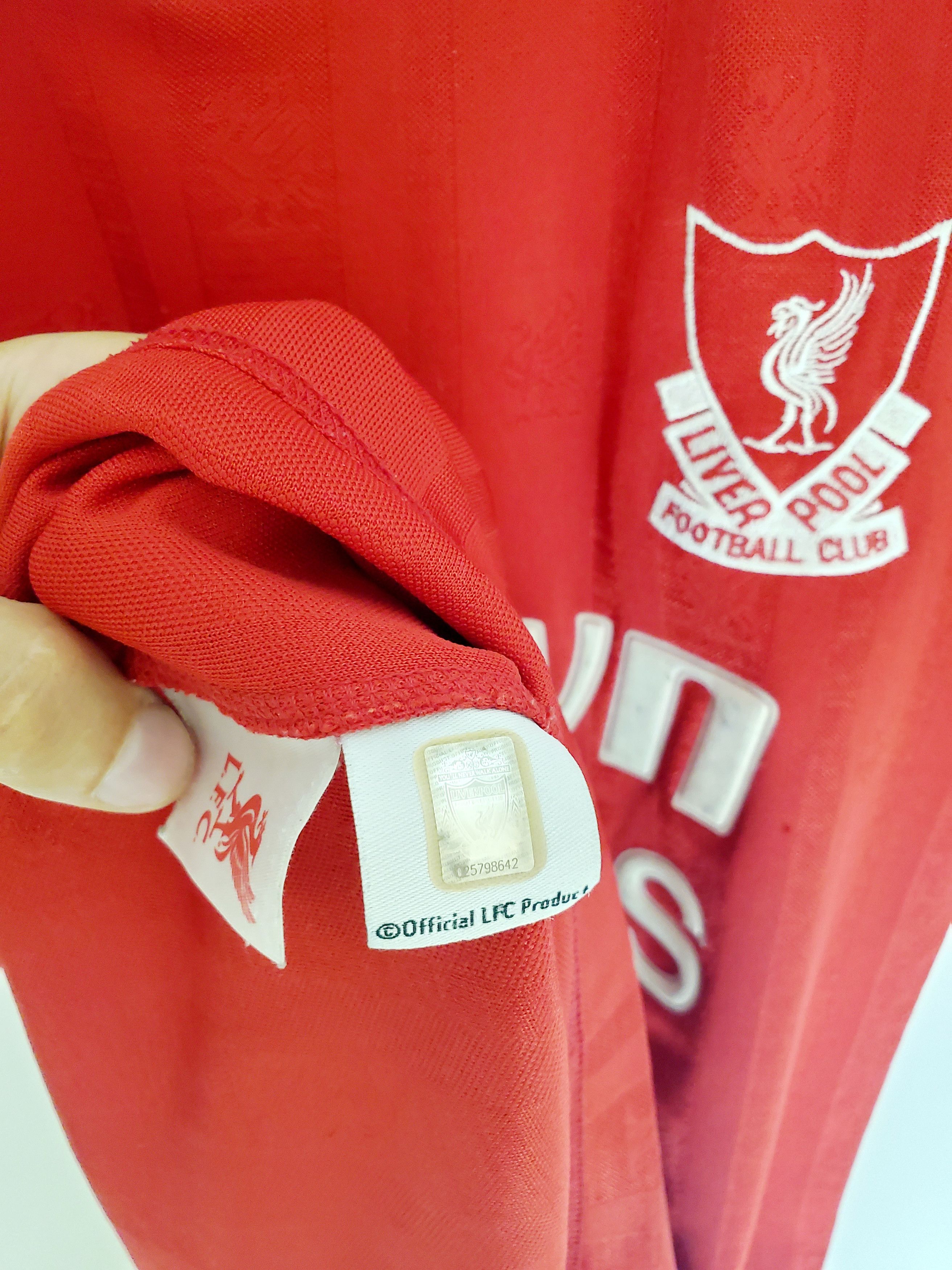 Vintage RETRO REPLICA LIVERPOOL 1987/1988 HOME SOCCER JERSEY M Size US M / EU 48-50 / 2 - 4 Thumbnail