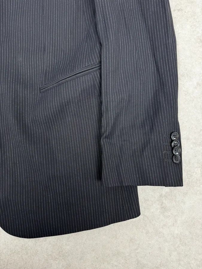 Emporio Armani SS2005 Emporio Armani Striped Navy Classy Blazer Size 42R - 8 Thumbnail