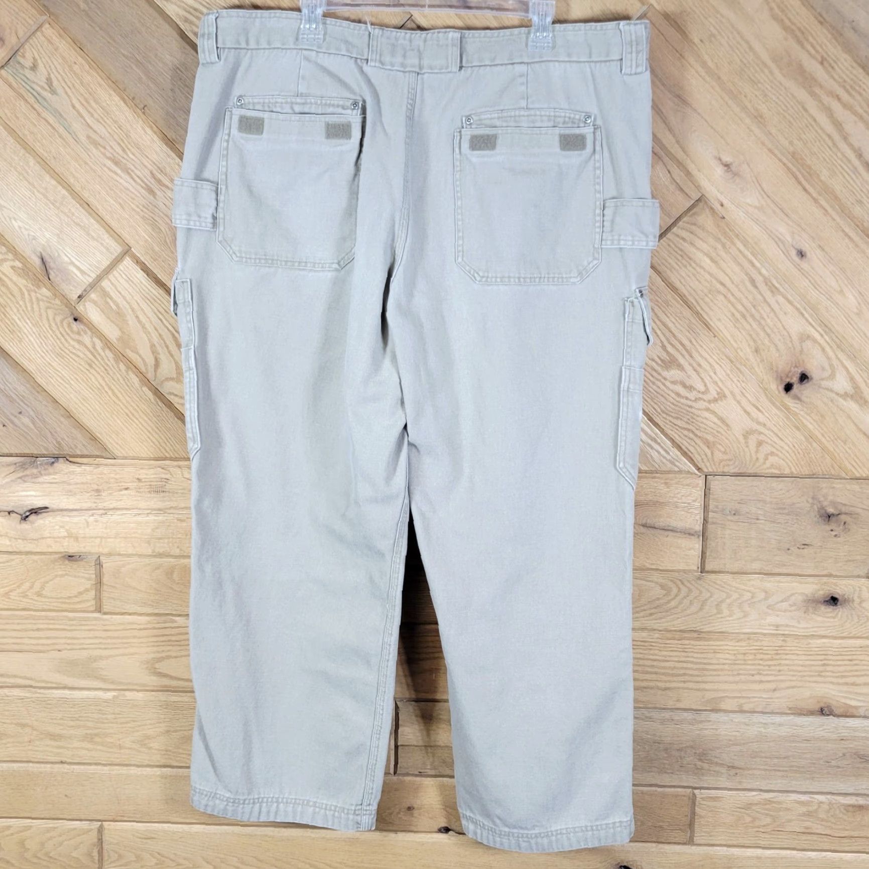Vintage Duluth Trading Mens Cargo Pants Size 42X30 Beige Workwear Cargo Pants Mens 42 Beige Size US 42 / EU 58 - 6 Thumbnail