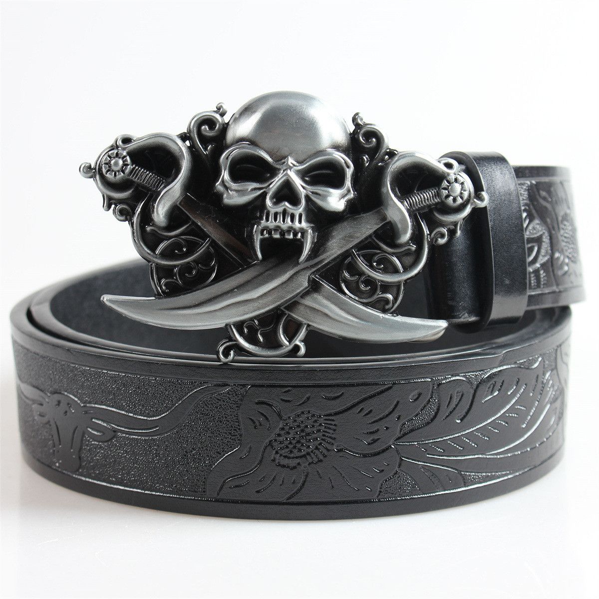 Japanese Brand Skull pirate Buckle belt Size ONE SIZE - 3 Thumbnail