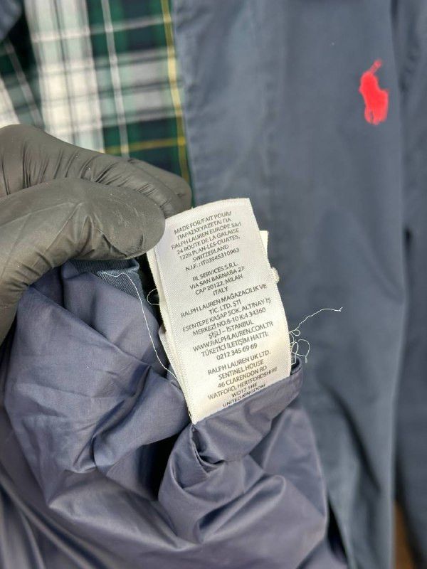 Polo Ralph Lauren Polo Ralph Lauren English Plaid Lined Trench Coat Navy Size US L / EU 52-54 / 3 - 22 Thumbnail