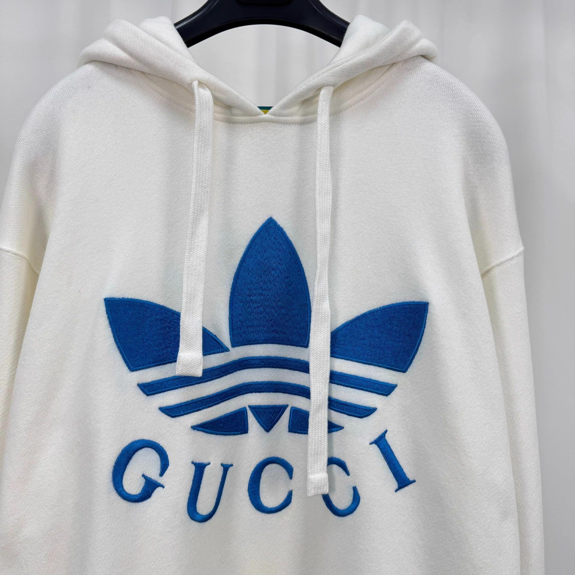 Adidas Gucci x Adidas embroidered trefoil logo hoodie XS 95 New Size US XS / EU 42 / 0 - 3 Thumbnail