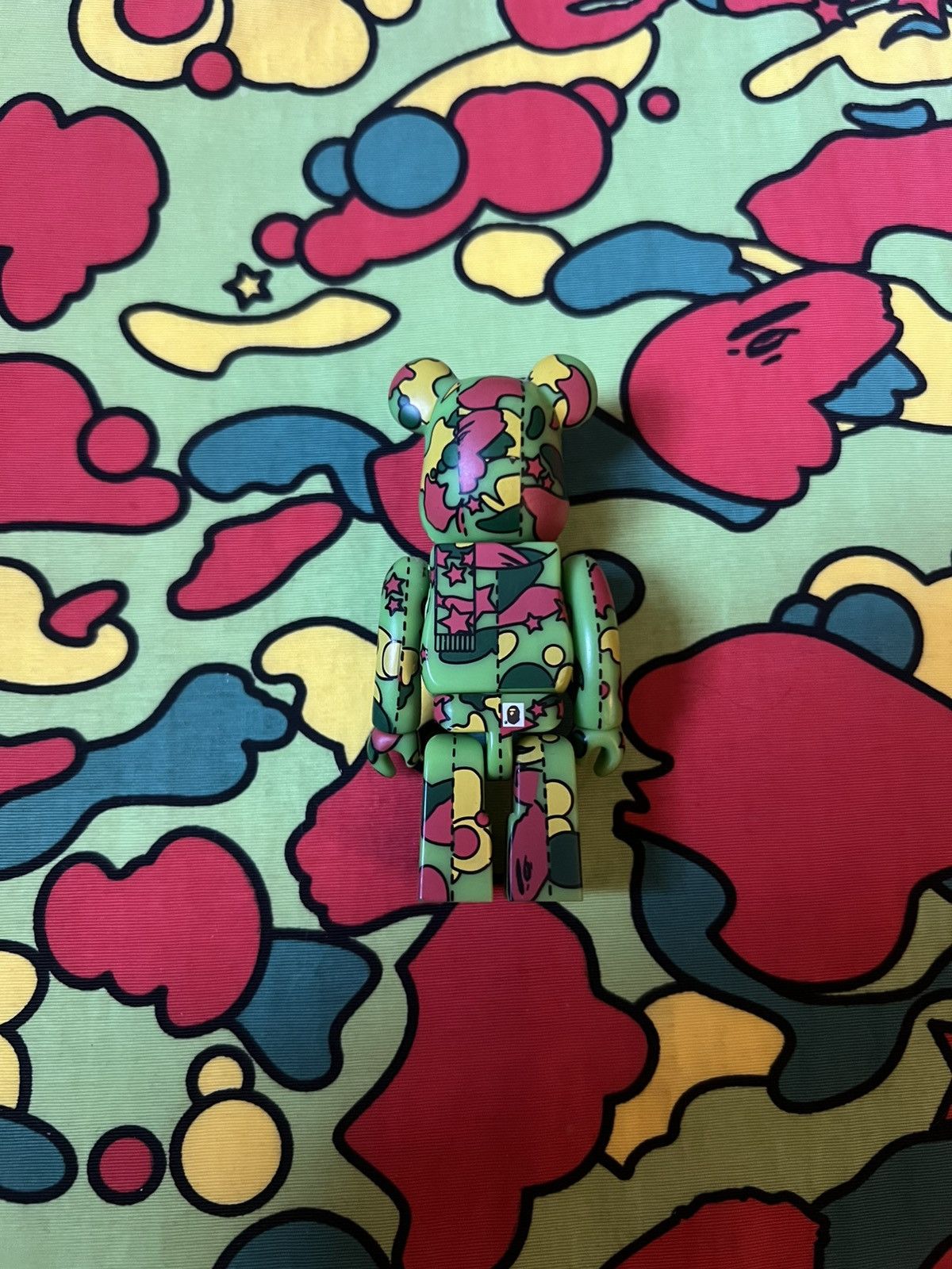 Bape Psyche Camo Bearbrick 100% 00’s Size ONE SIZE - 2 Thumbnail