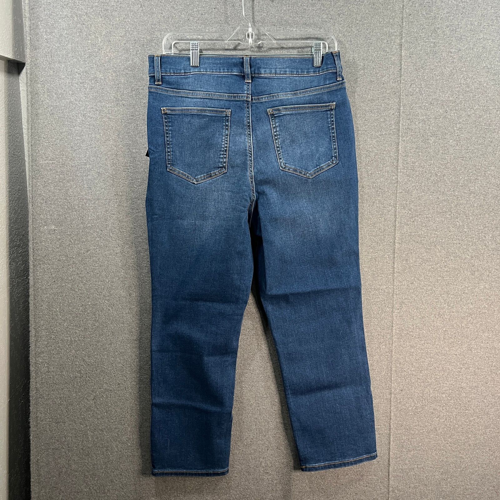 Other Encore by Idina Menzel Regular High Waisted Crop Jeans Size 32" / US 10 / IT 46 - 2 Thumbnail