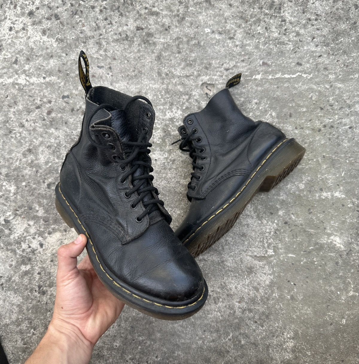 Dr. Martens Vintage High Dr.Martens Leather Boots Streetwear Casual VTg Size US 5.5 / EU 38 - 2 Thumbnail
